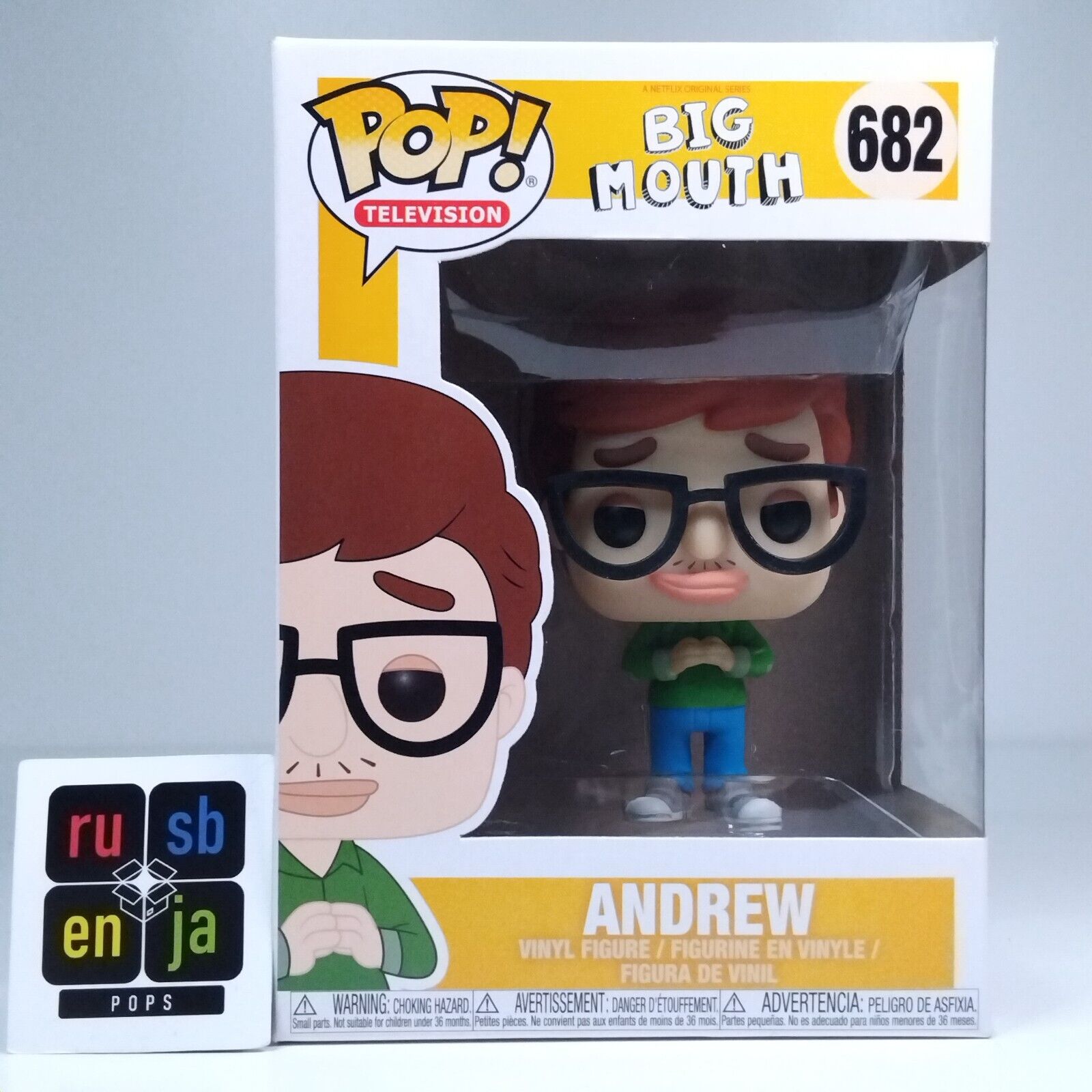 Funko Pop! TV Big Mouth Andrew #682
