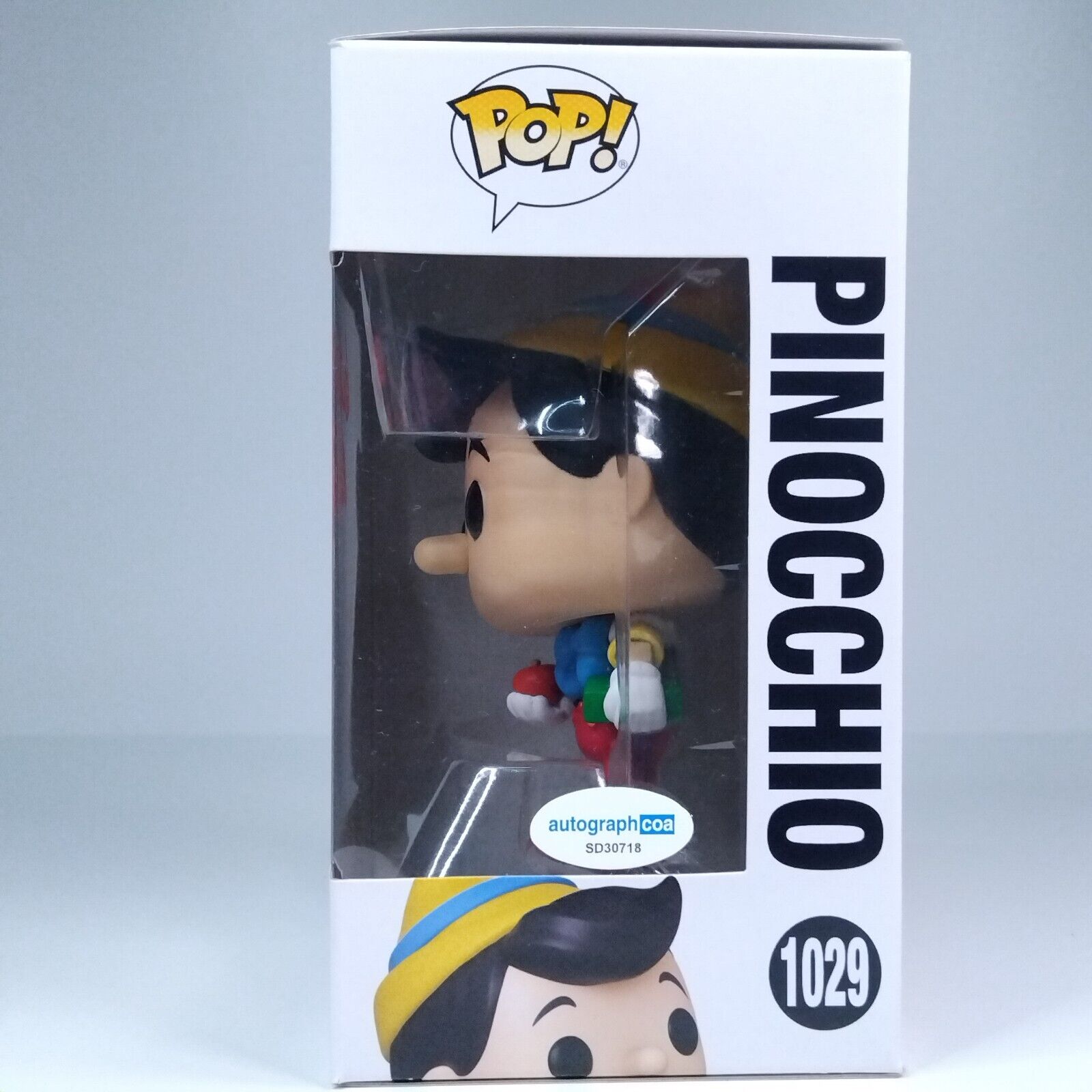 Funko Pop! Disney Pinocchio Signed Guillermo Del Toro Director COA #1029 WS