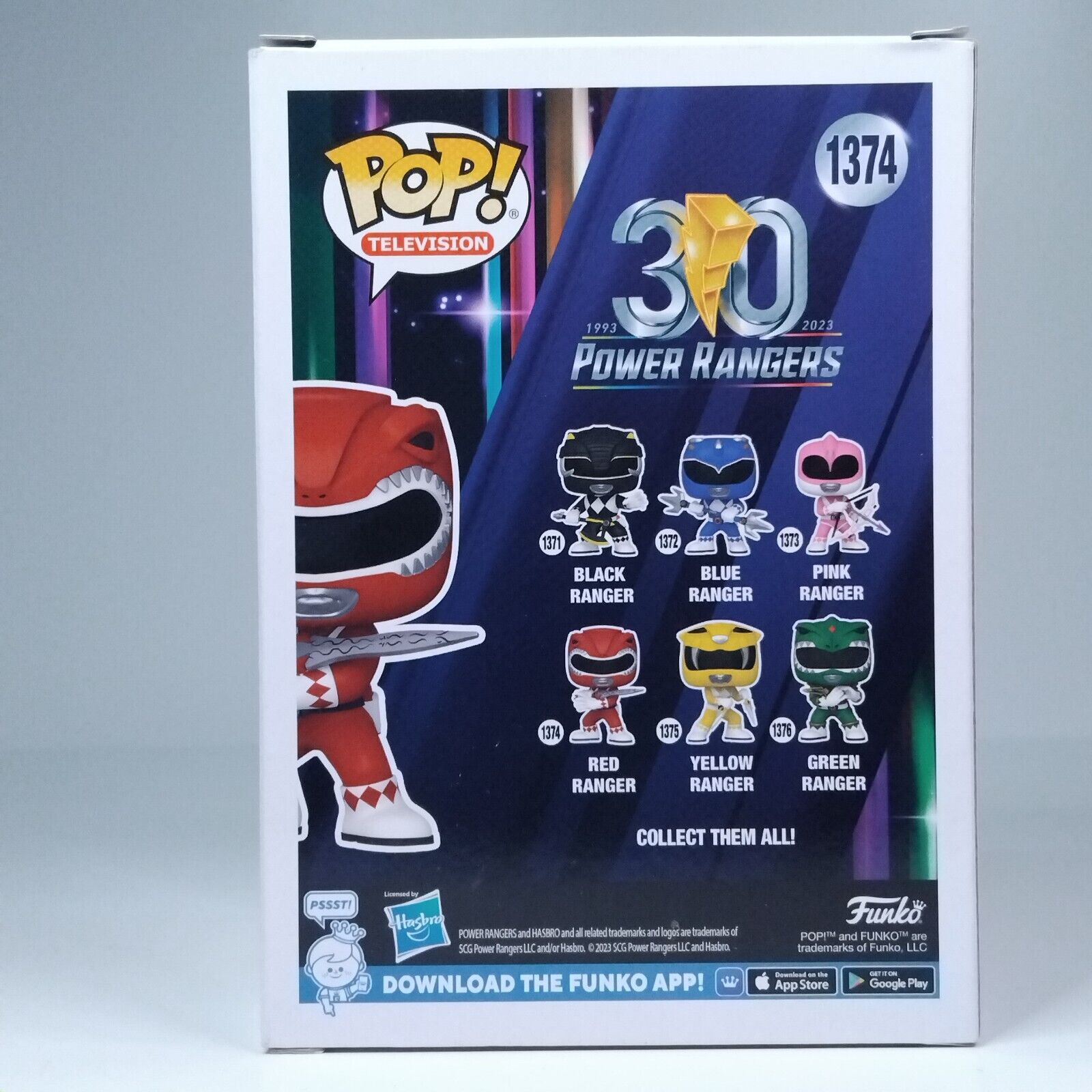 Funko Pop! TV Retro Power Rangers Red Ranger #1374