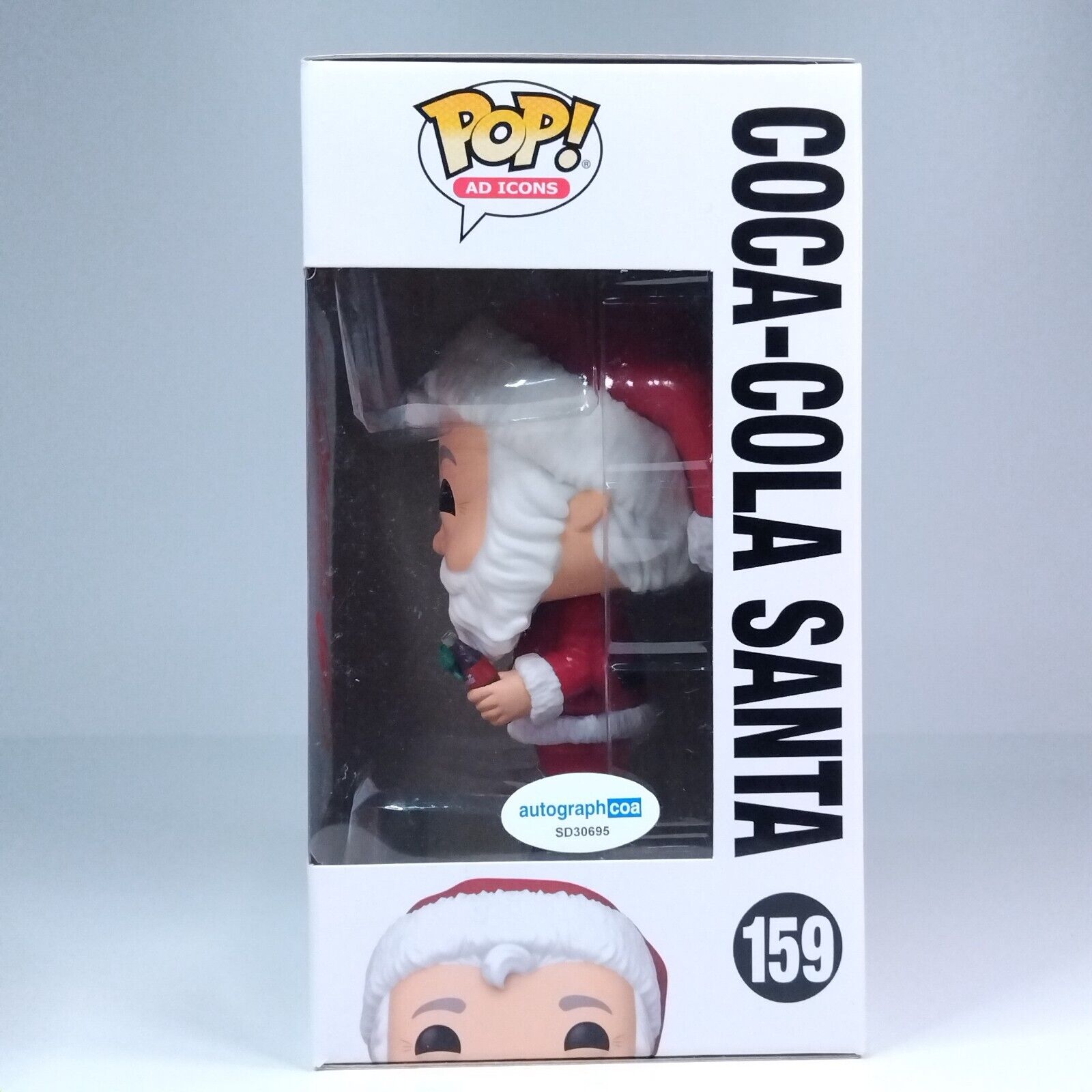 Funko Pop! Coca-Cola Santa Bad Santa Signed Billy Bob Thornton COA #159 WS