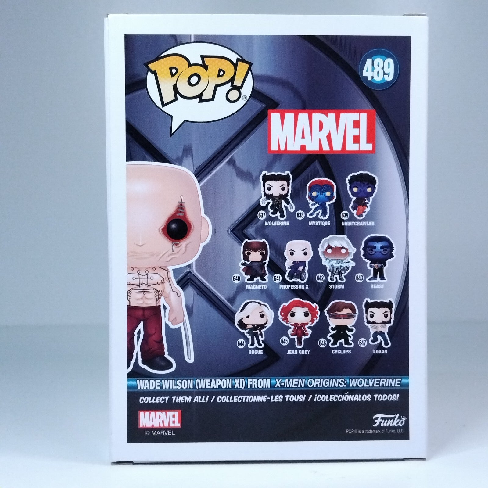 Funko Pop! Marvel X-Men Wade Wilson Weapon XI Limited Edition #489