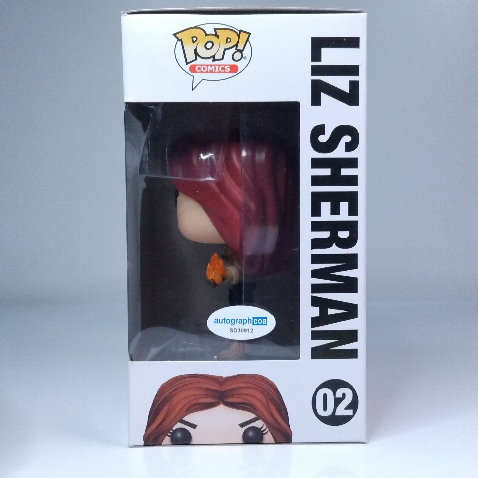 Funko Pop! Comics Movies Hellboy Liz Sherman Signed Selma Blair COA #02 WS