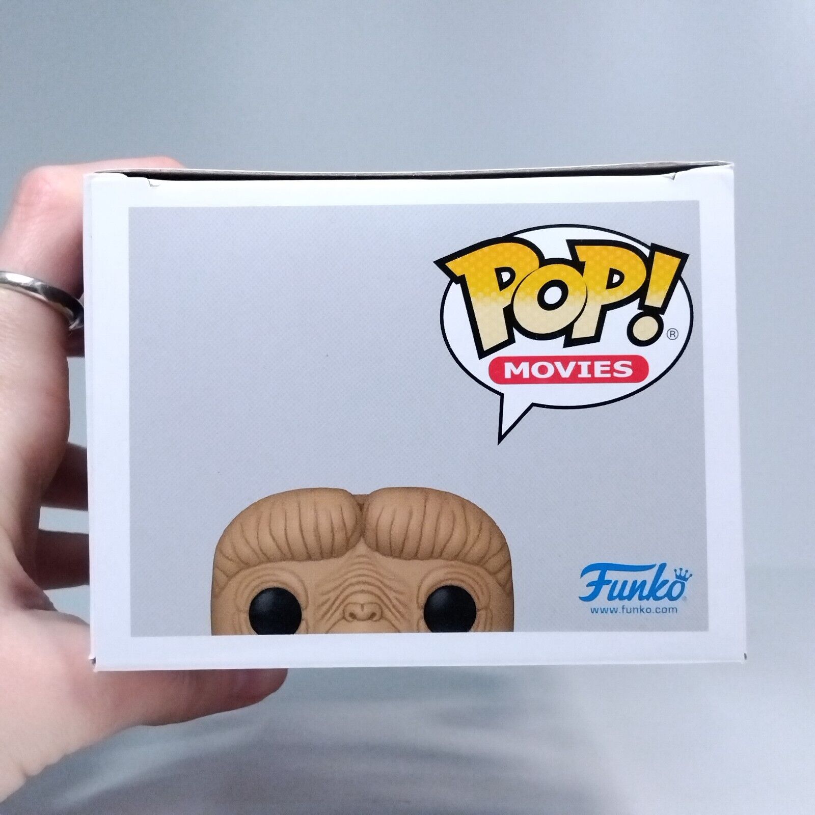 Funko Pop! Movies ET in Robe Signed Matthew De Meritt 7BAP COA #1254 BOX DAMAGE