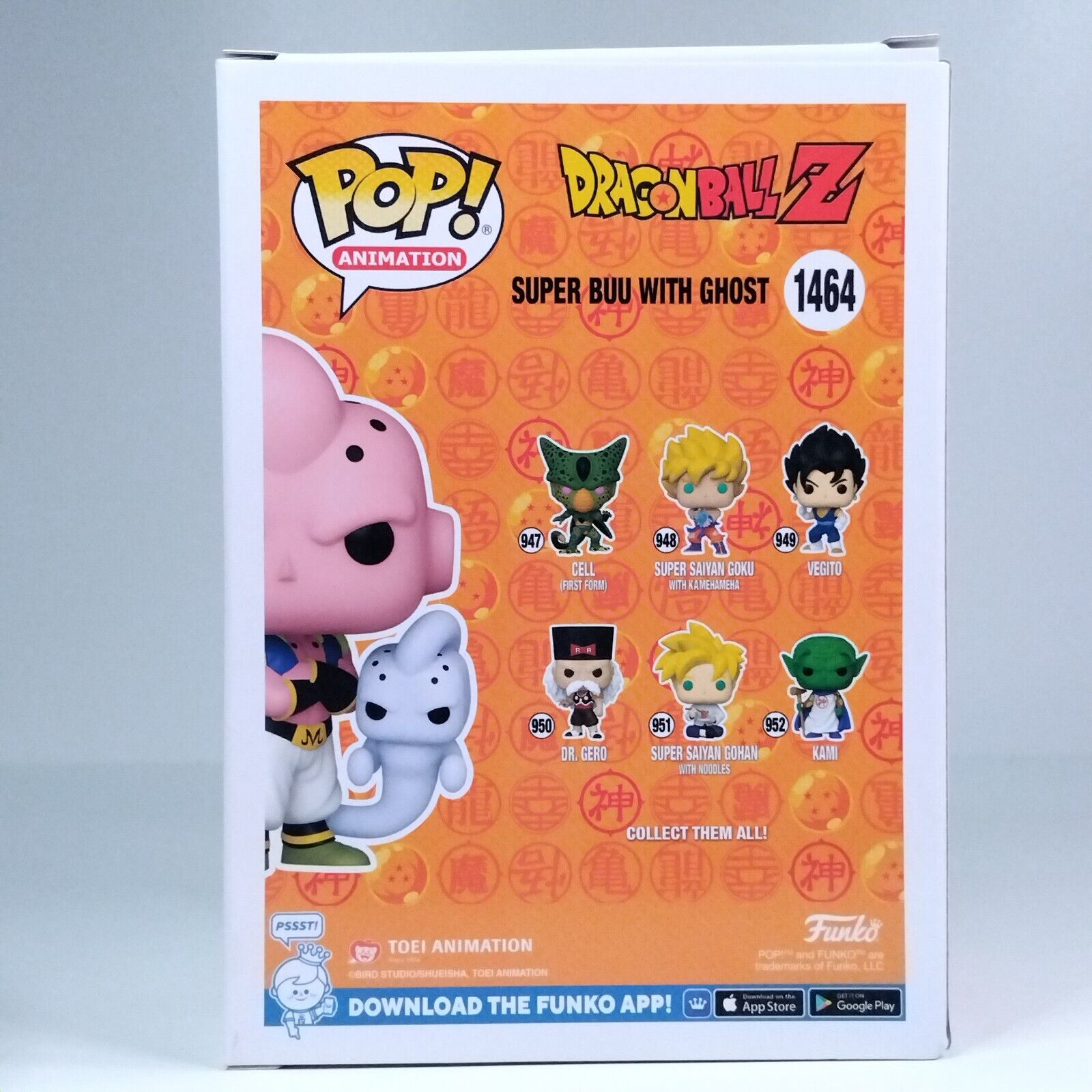 Funko Pop! Anime DBZ Dragonball Z Super Buu with Ghost #1464