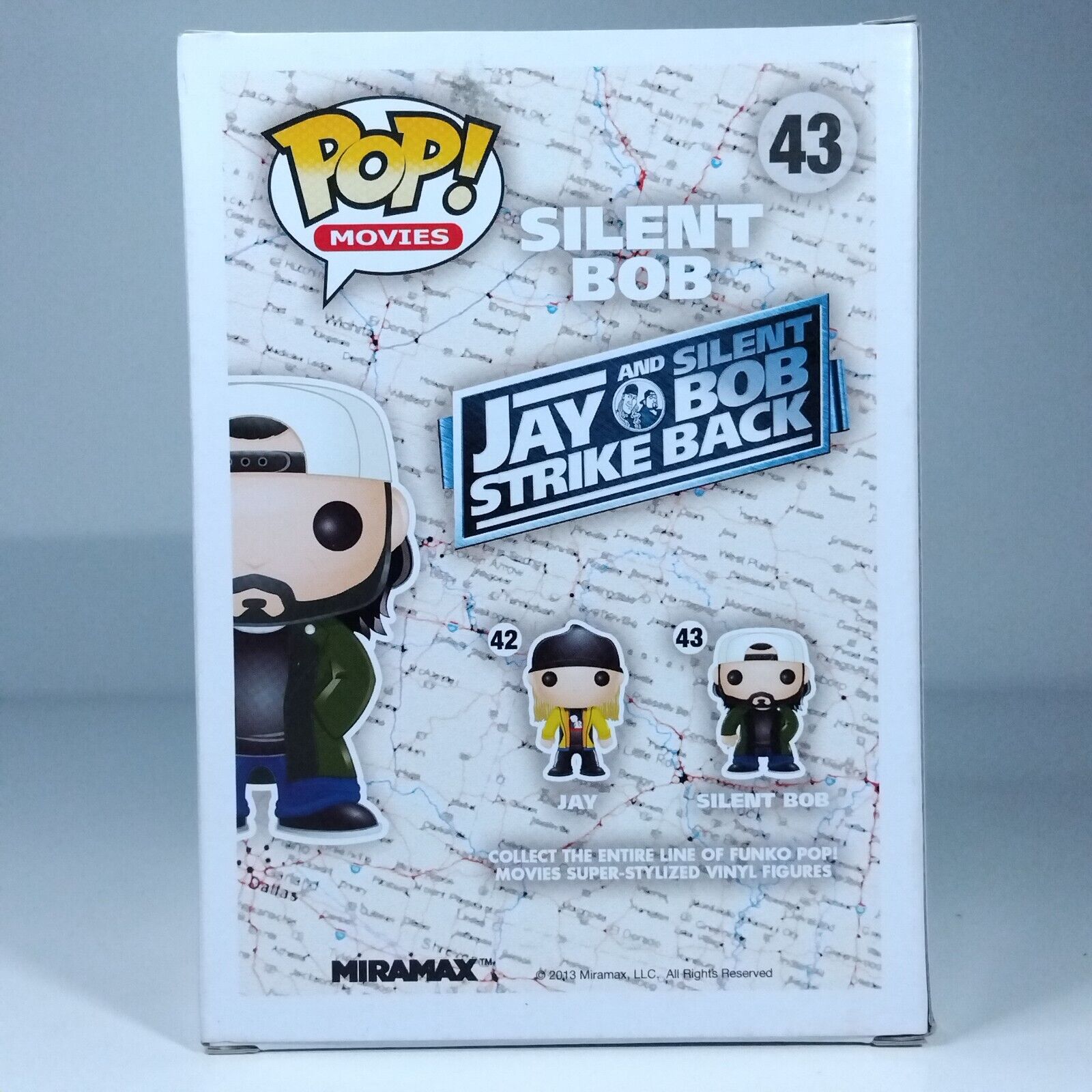 Funko Pop! Movies Jay and Silent Bob Strike Back - Silent Bob #43 WINDOW SCRATCH