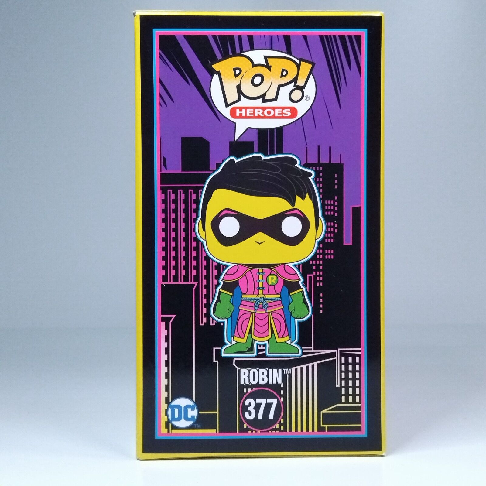 Funko Pop! DC Heroes Blacklight Imperial Palace Robin Future City Exclusive #377