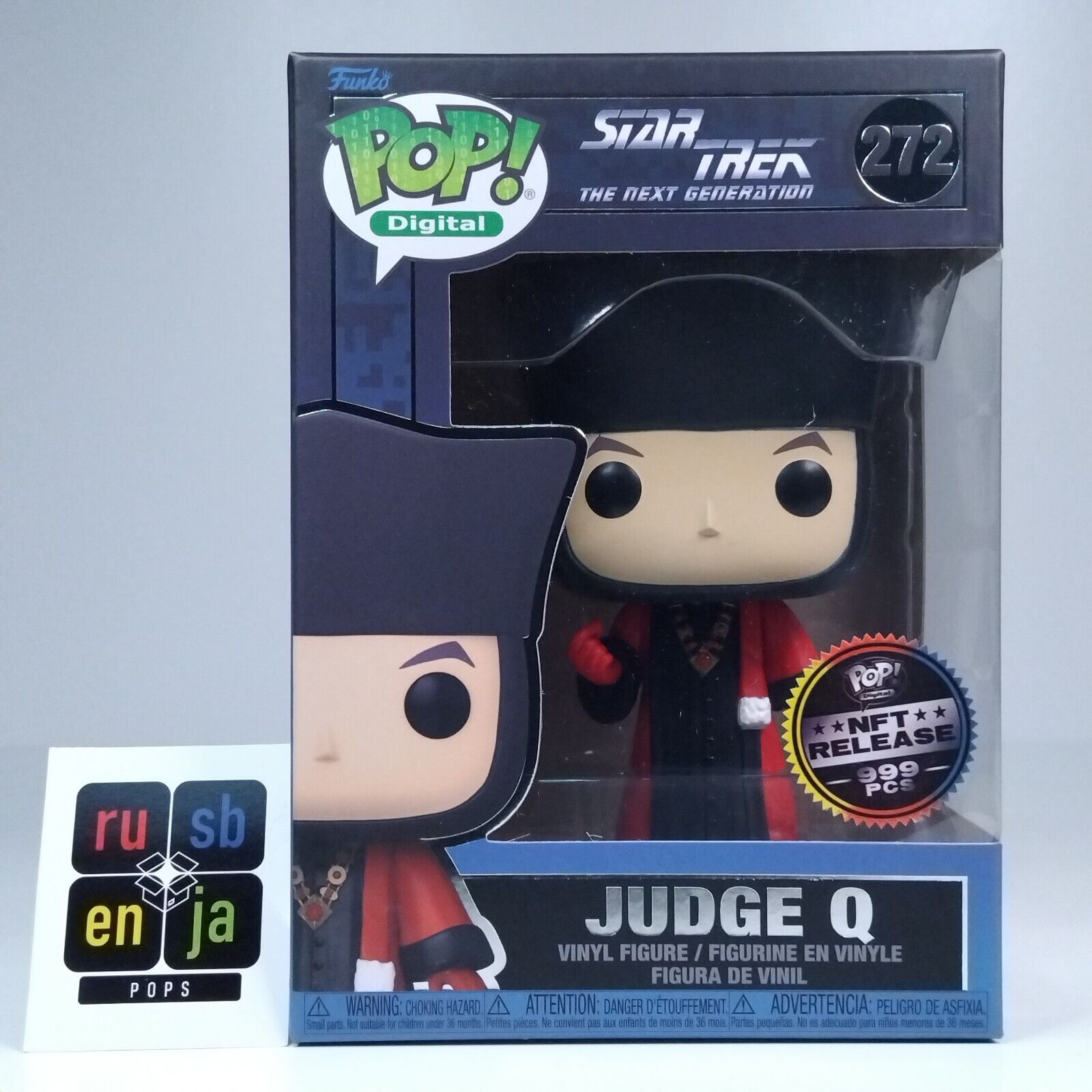 Funko Pop! Digital TV Star Trek The Next Generation Judge Q 999 Pcs #272