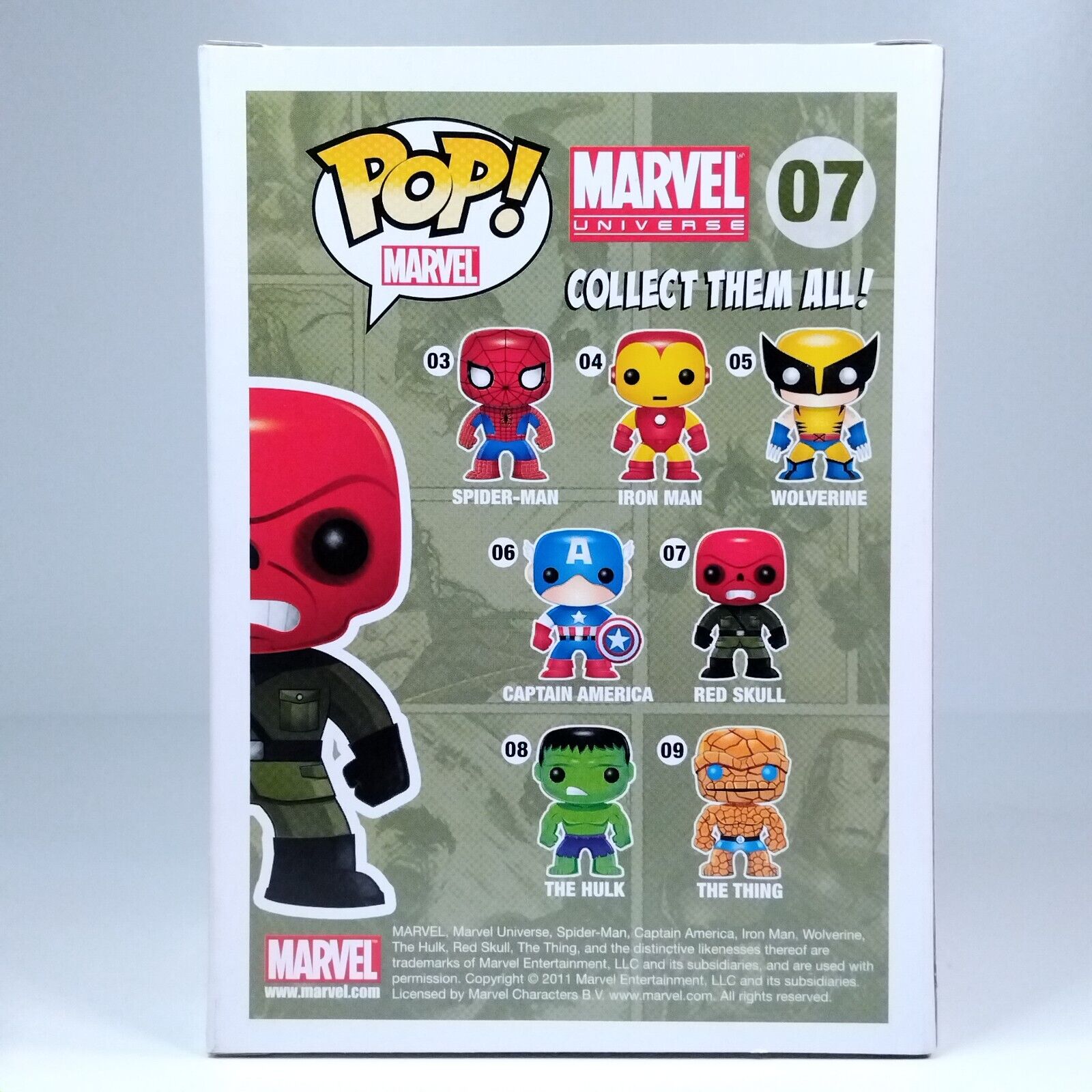 Funko Pop! Marvel Universe Red Skull #07