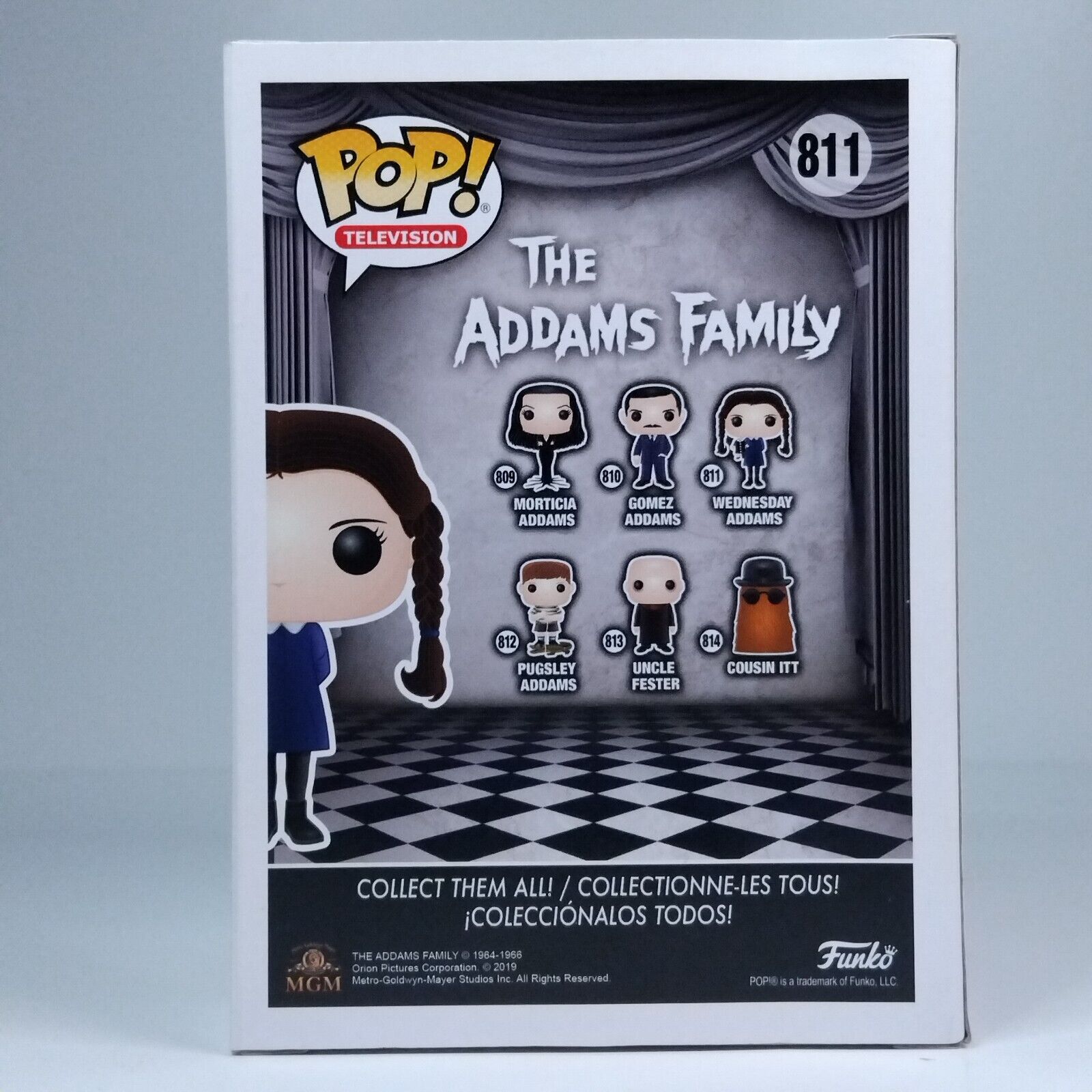 Funko Pop! TV The Addams Family Wednesday Addams Black & White Exclusive #811