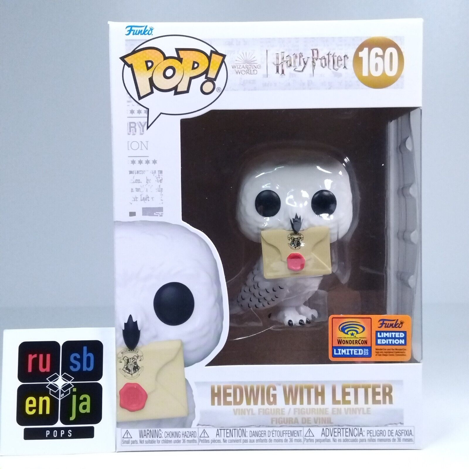 Funko Pop! Harry Potter Hedwig with Letter Wondercon Limited Edition #160