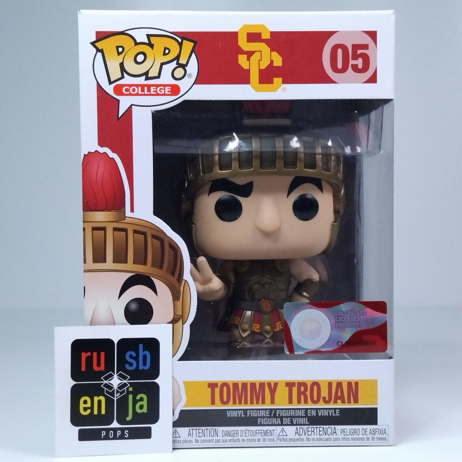 Funko Pop! College South Carolina Mascot Tommy Trojan #05