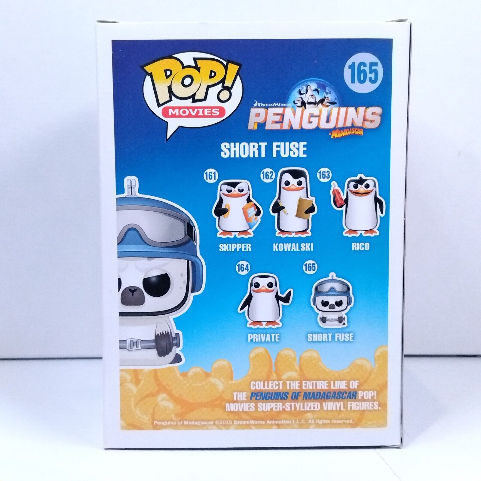 Funko Pop! Movies Penguins of Madagascar Short Fuse Signed Ken Jeong COA #165 WS