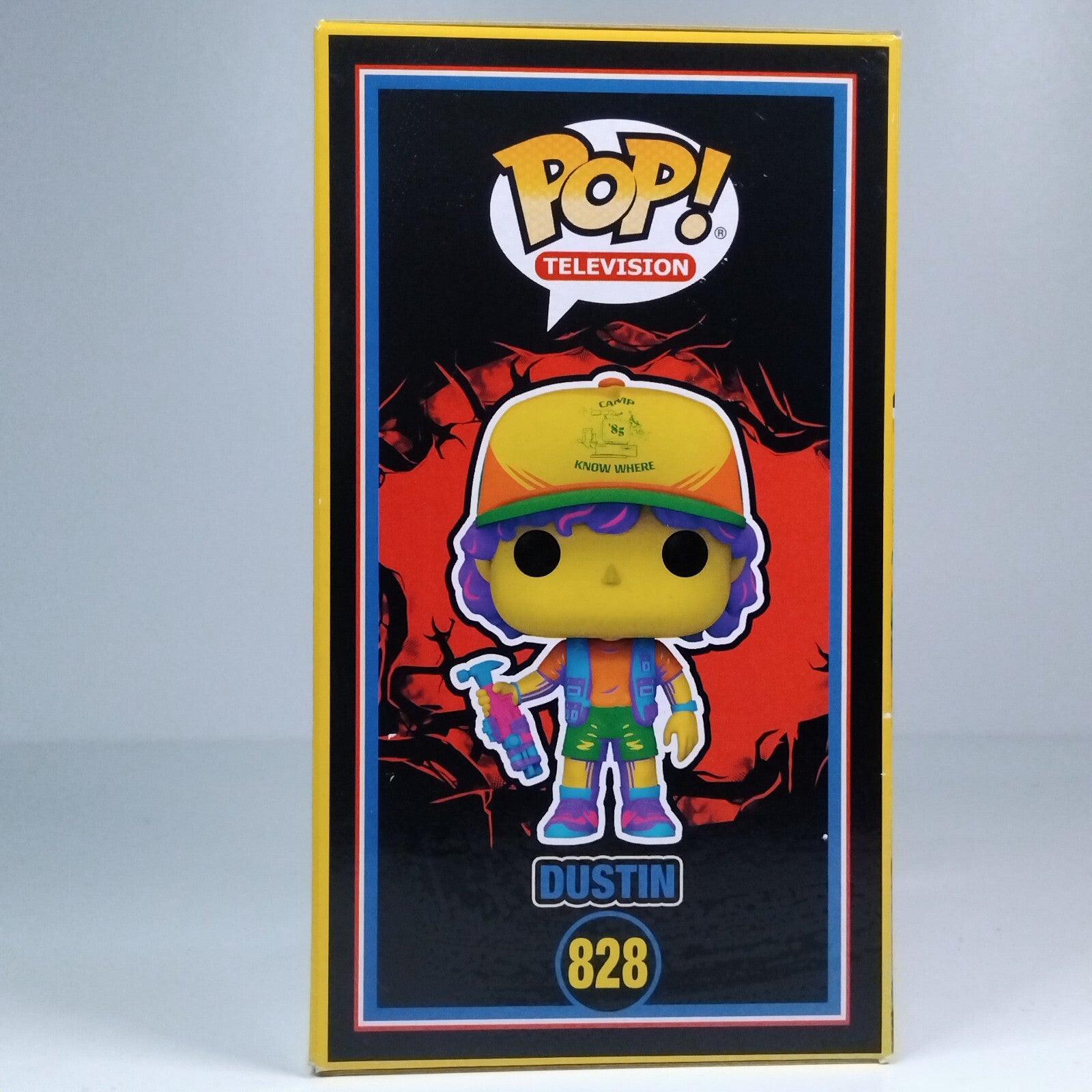 Funko Pop! TV Stranger Things Blacklight Dustin Special Edition #828