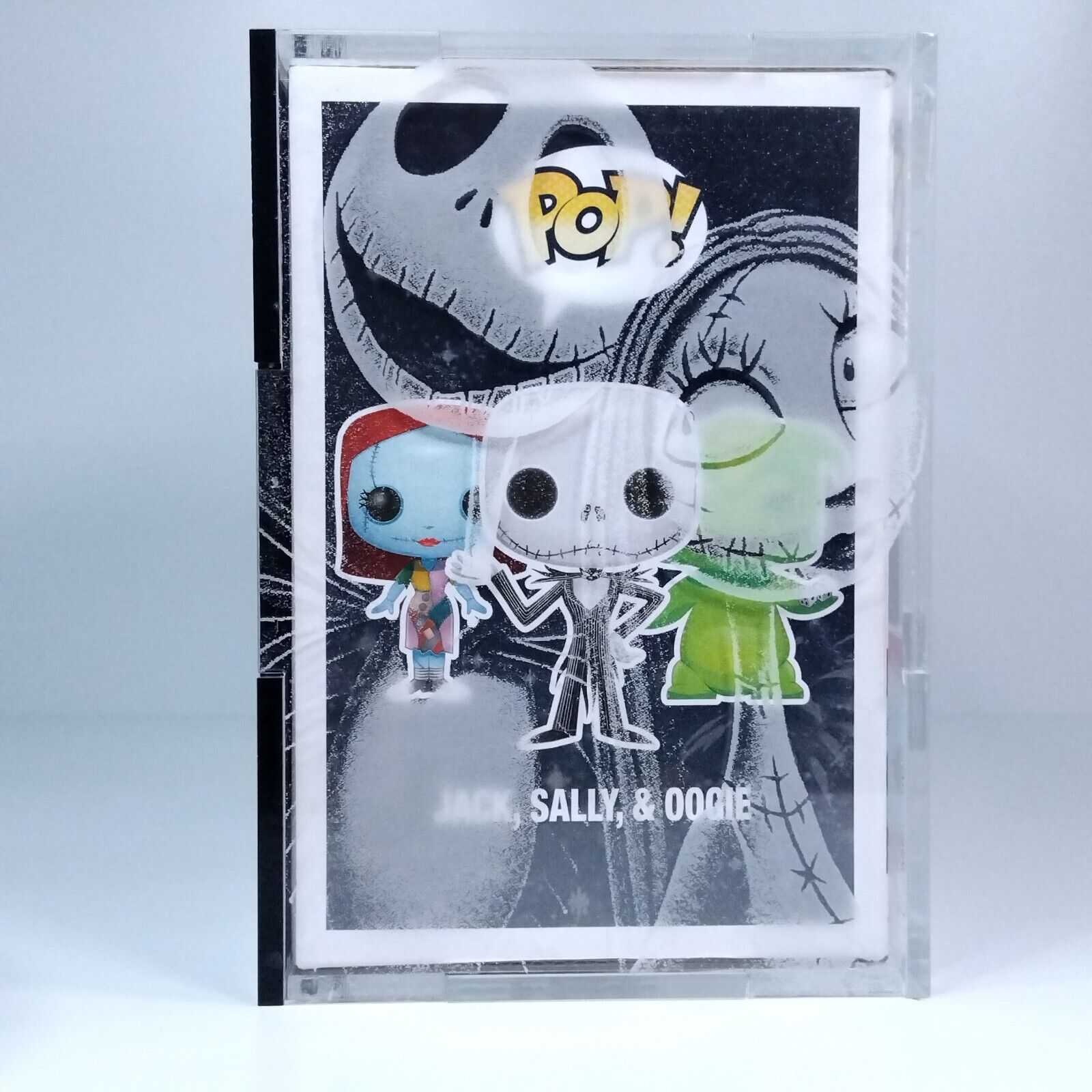 Funko Pop! Nightmare Before Christmas Jack Sally Oogie Metallic MISSING STICKER