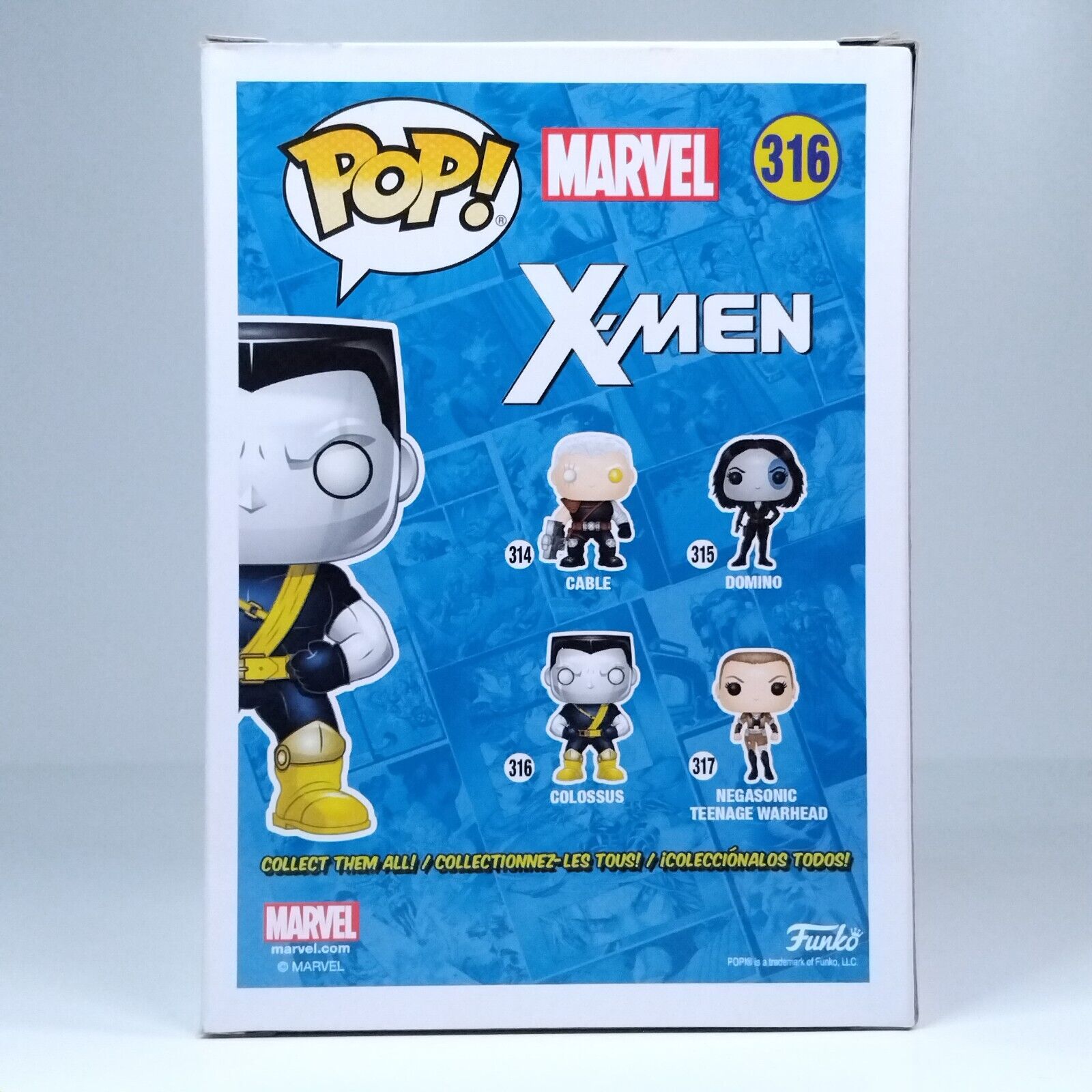 Funko Pop! Marvel X-Men Colossus Signed w/Quote Stefan Kapicic COA #316