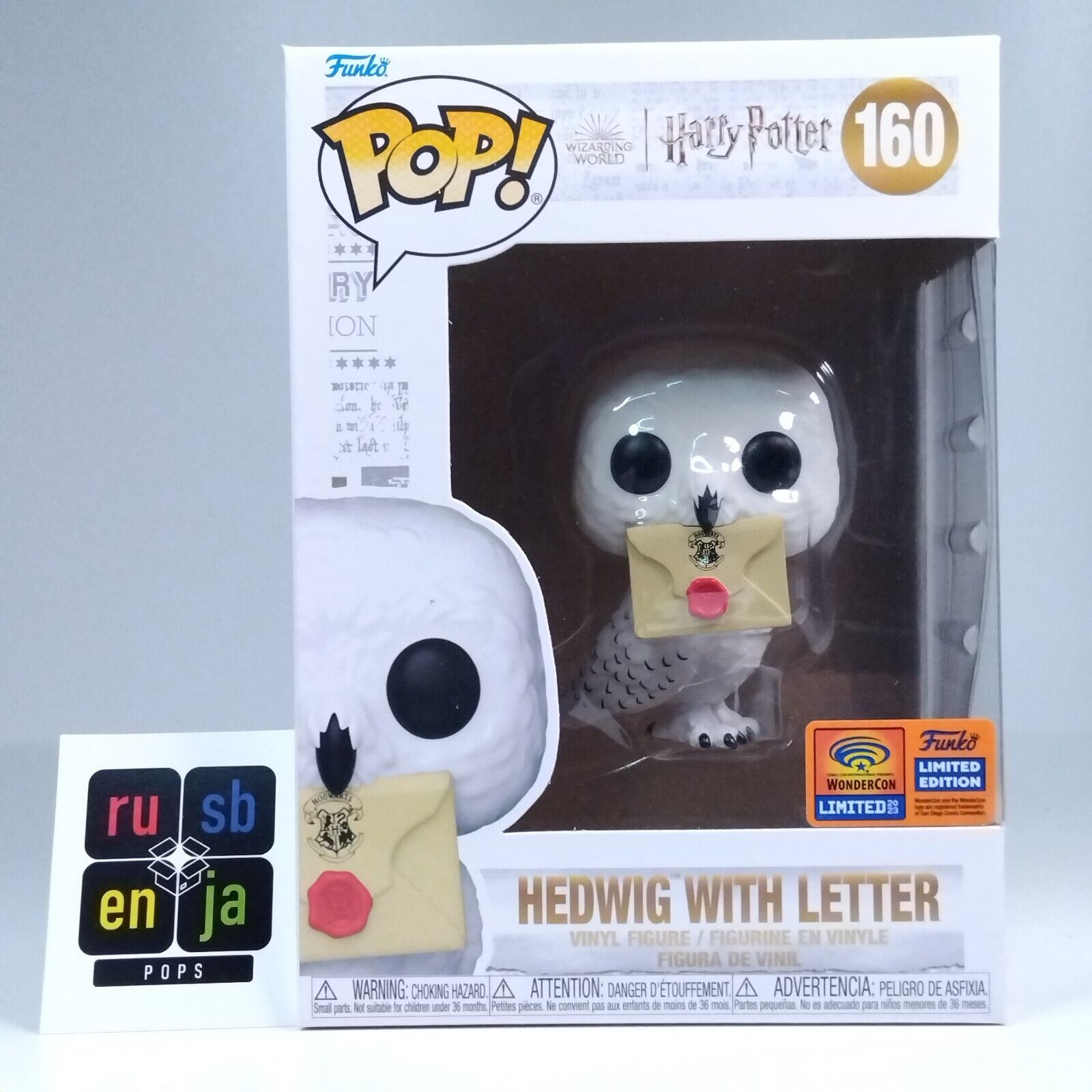 Funko Pop! Harry Potter Hedwig with Letter Wondercon Limited Edition #160