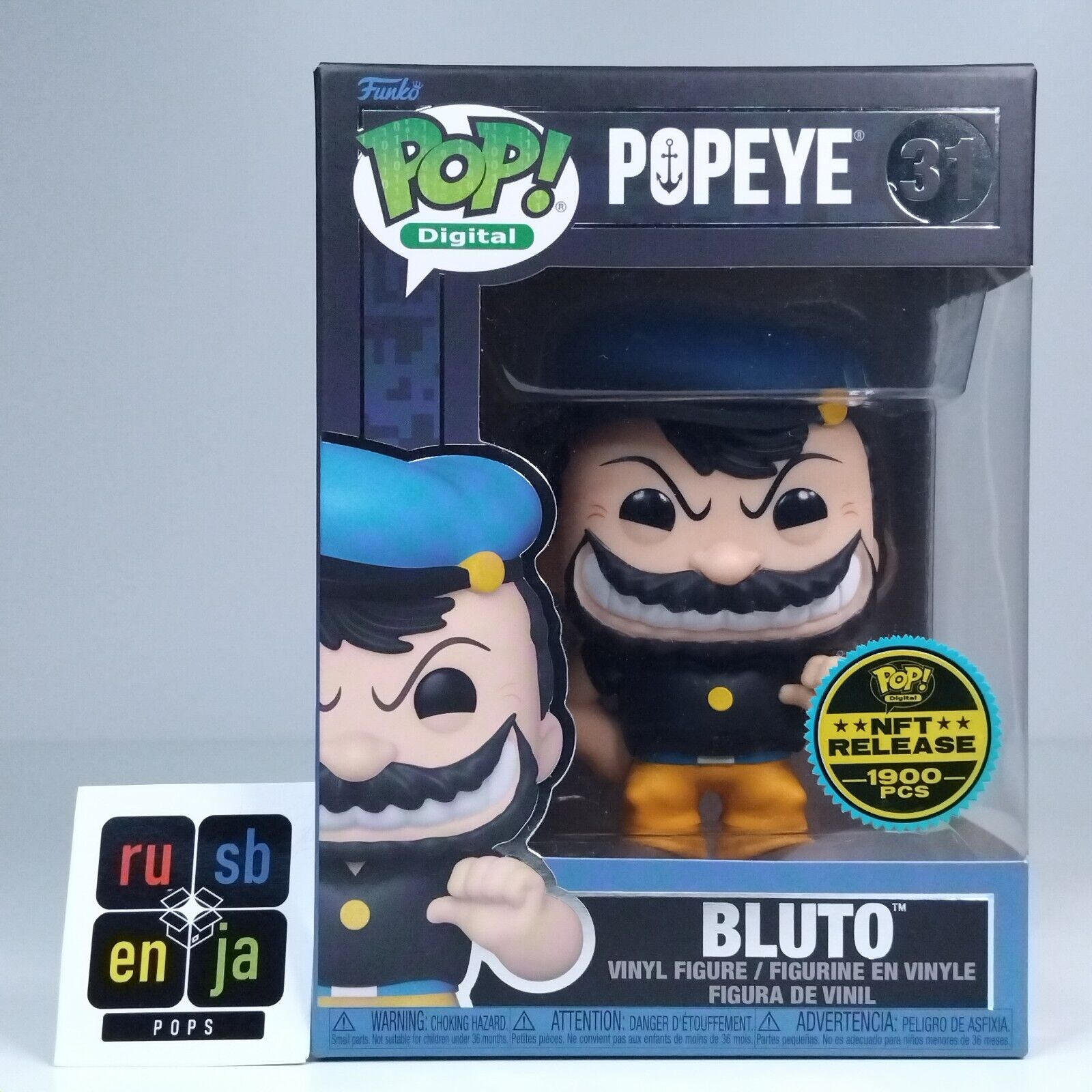 Funko Pop! Digital Animation Popeye Bluto 1,900 Pcs #31