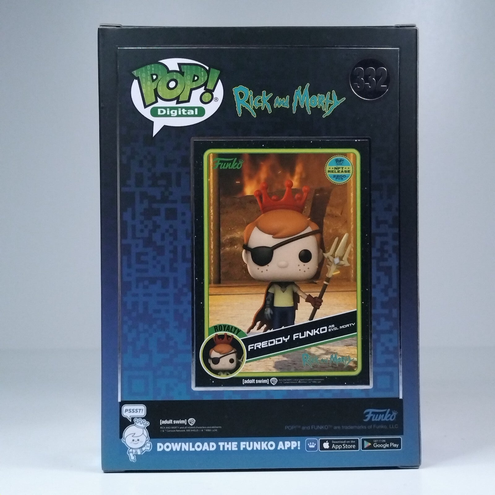 Funko Pop! Digital Animation Rick & Morty Freddy Funko Evil Morty 2,200 Pcs #332