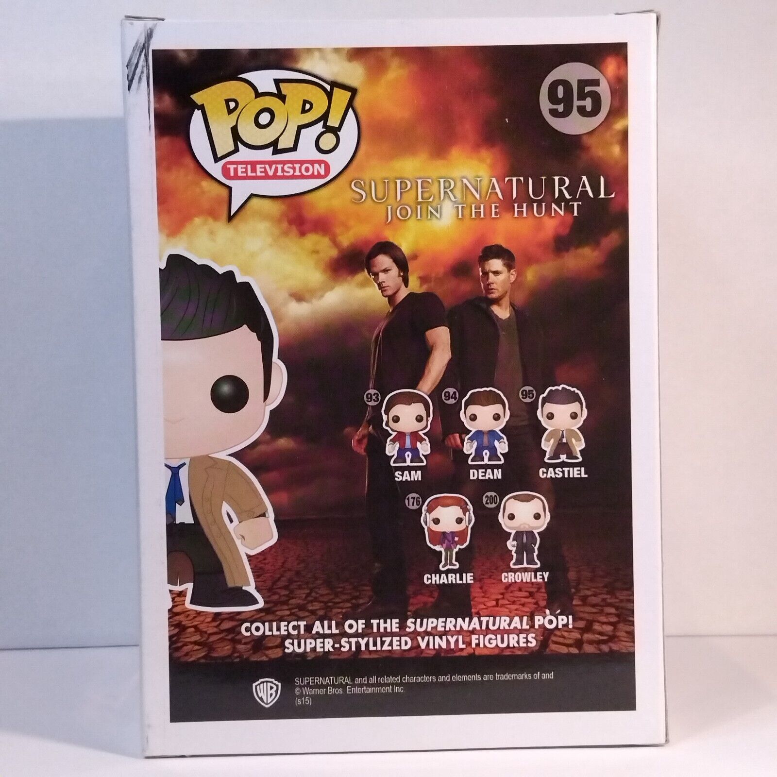 Funko Pop! TV Supernatural Castiel Signed Misha Collins COA #95