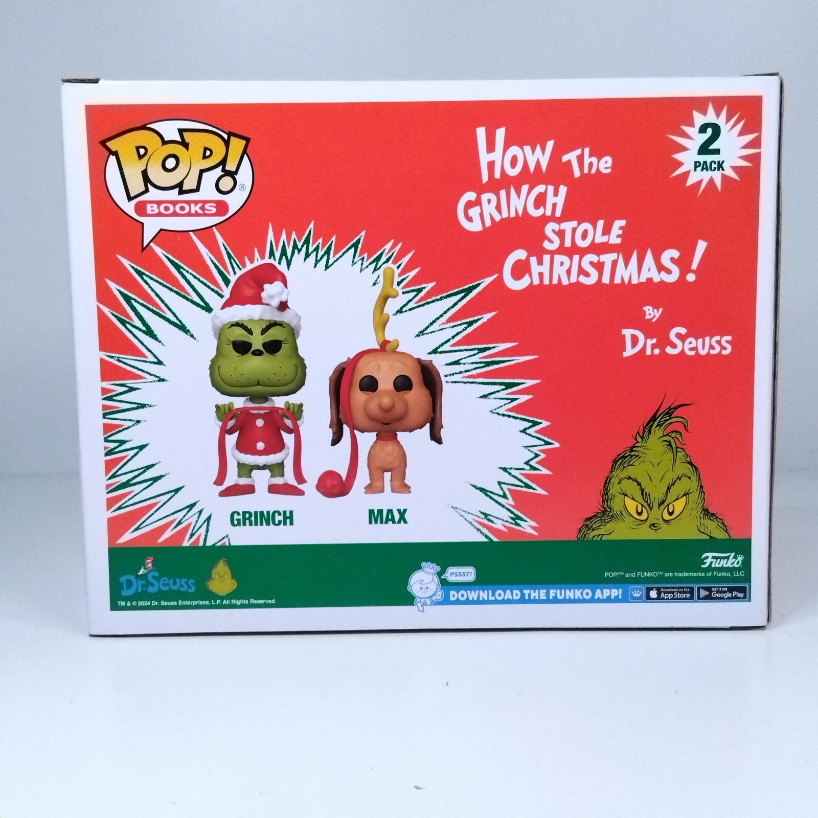 Funko Pop! Books Movies The Grinch & Max 2 Pack