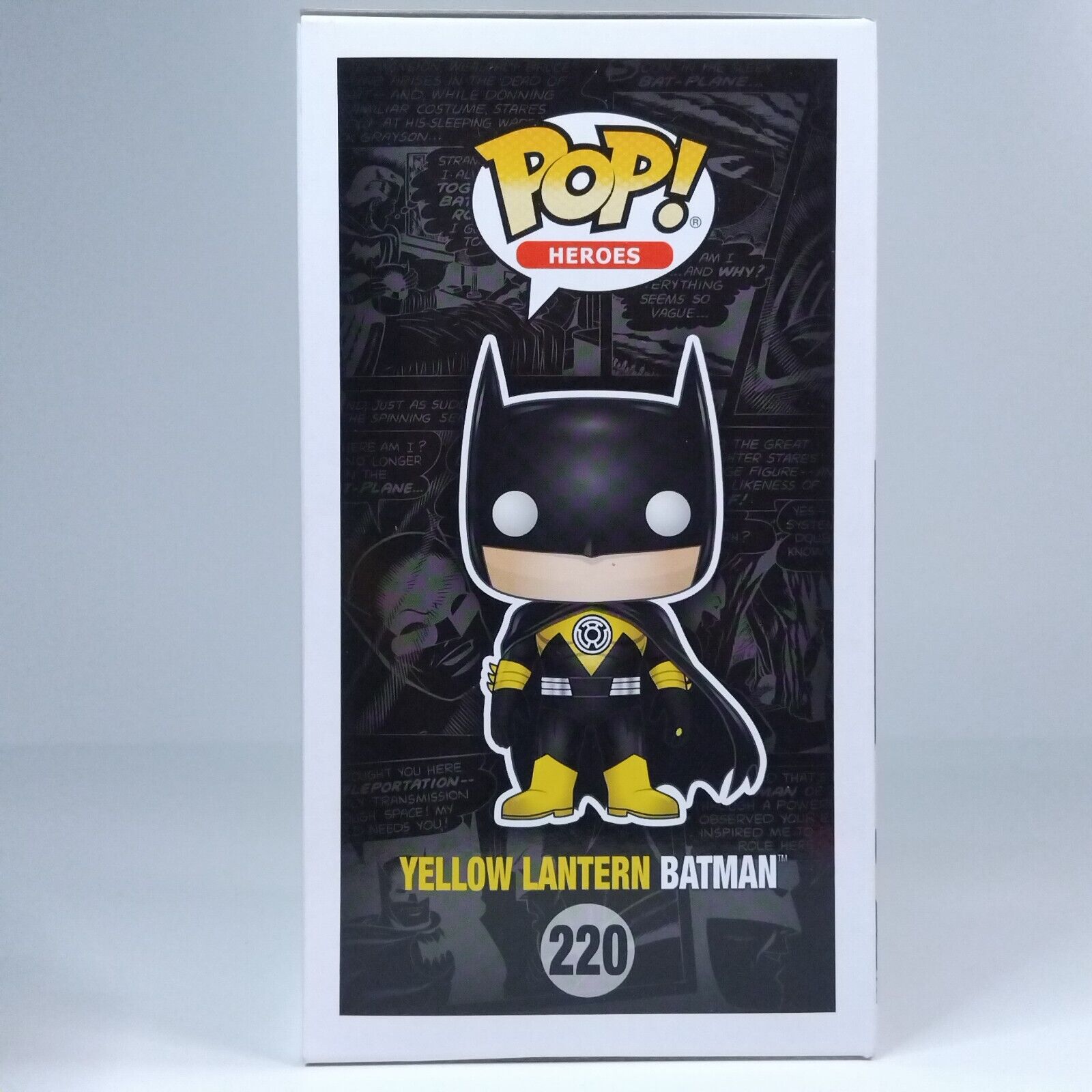 Funko Pop! DC Heroes Yellow Lantern Batman Exclusive #220