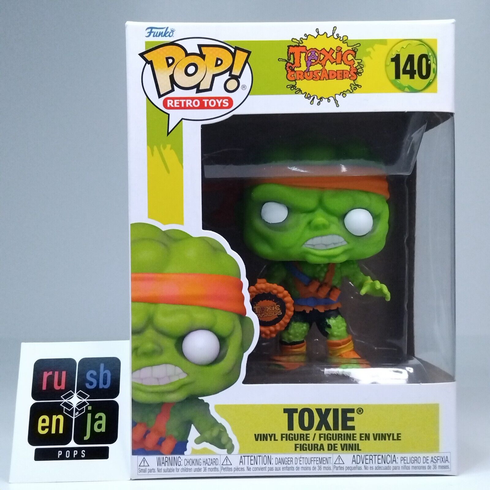 Funko Pop! Retro Toys Toxic Crusaders Toxie #140