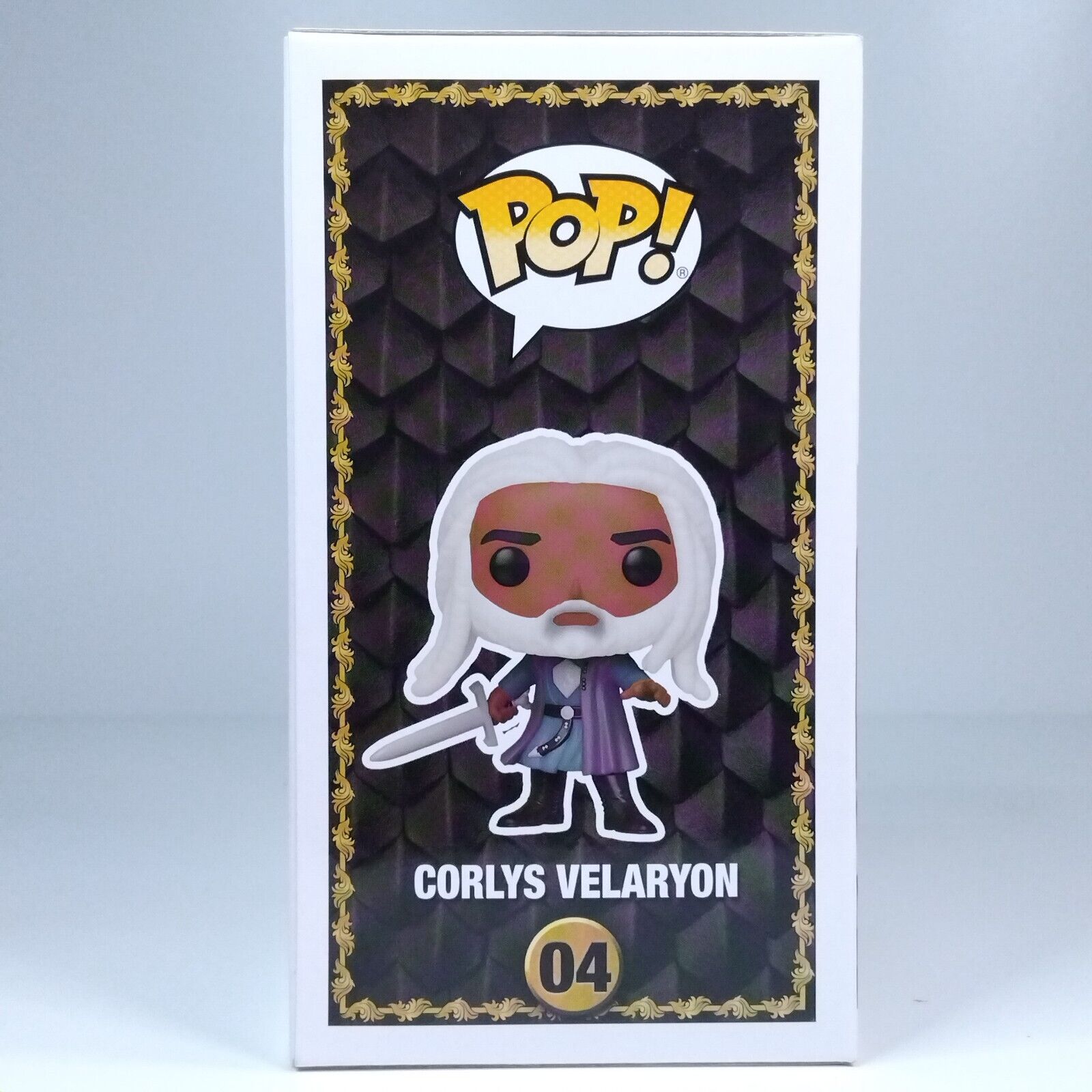 Funko Pop! TV House of Dragon Corlys Velaryon Signed Steve Toussaint COA #04 WS