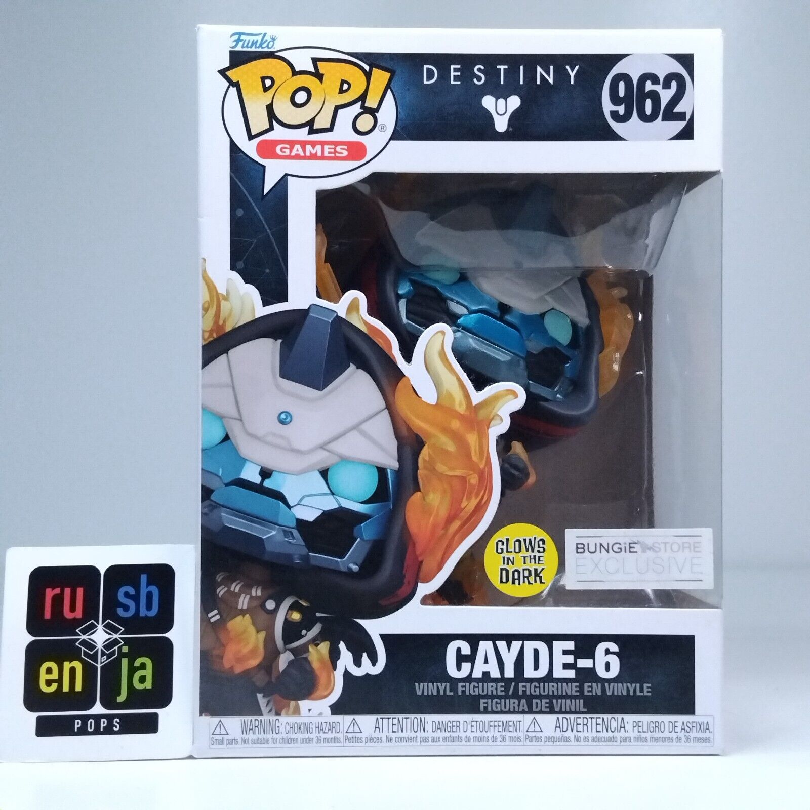 Funko Pop! Games Destiny Cayde-6 Glows Bungie Store Exclusive #962