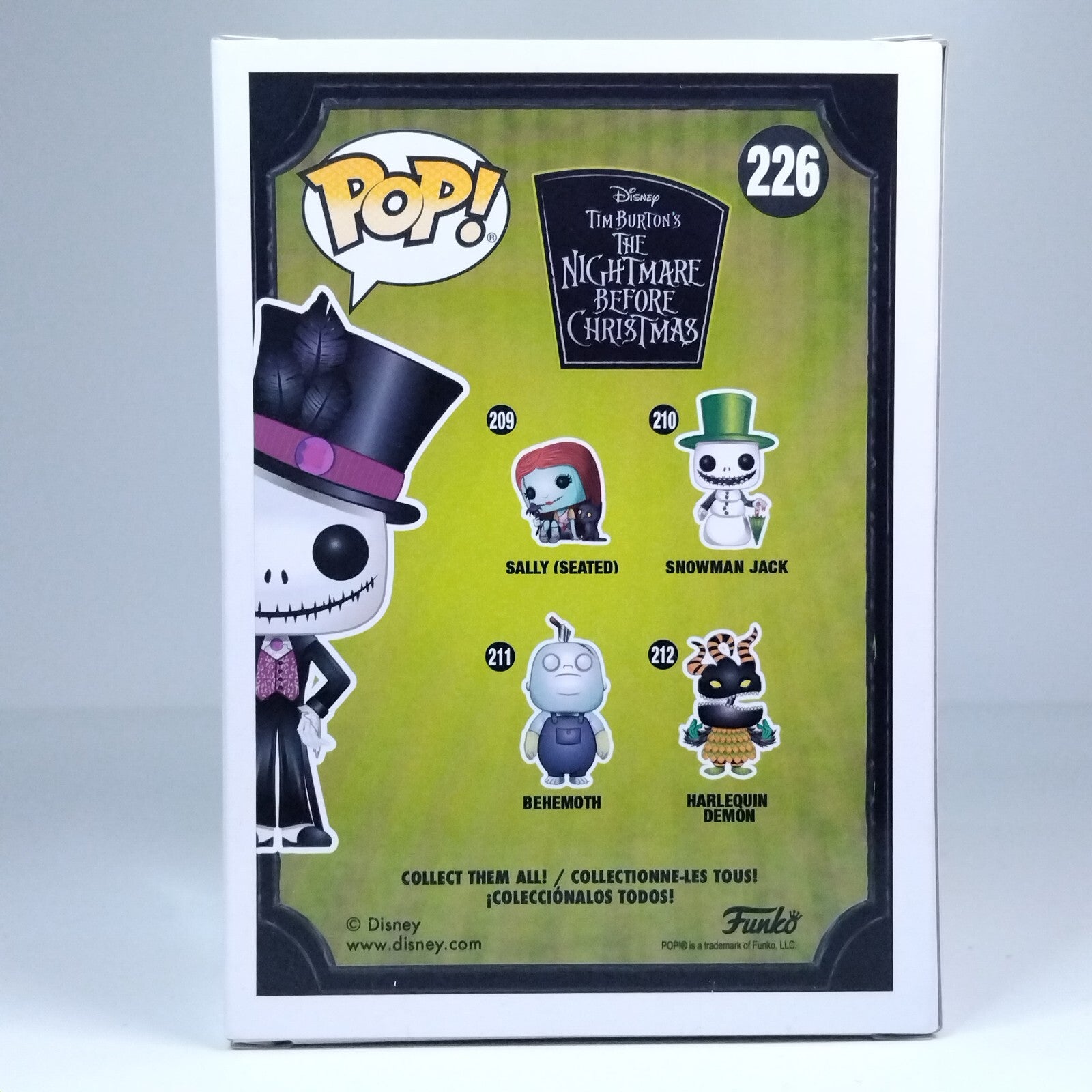 Funko Pop! Disney Nightmare Before Christmas Dapper Jack Skellington Diamond 226