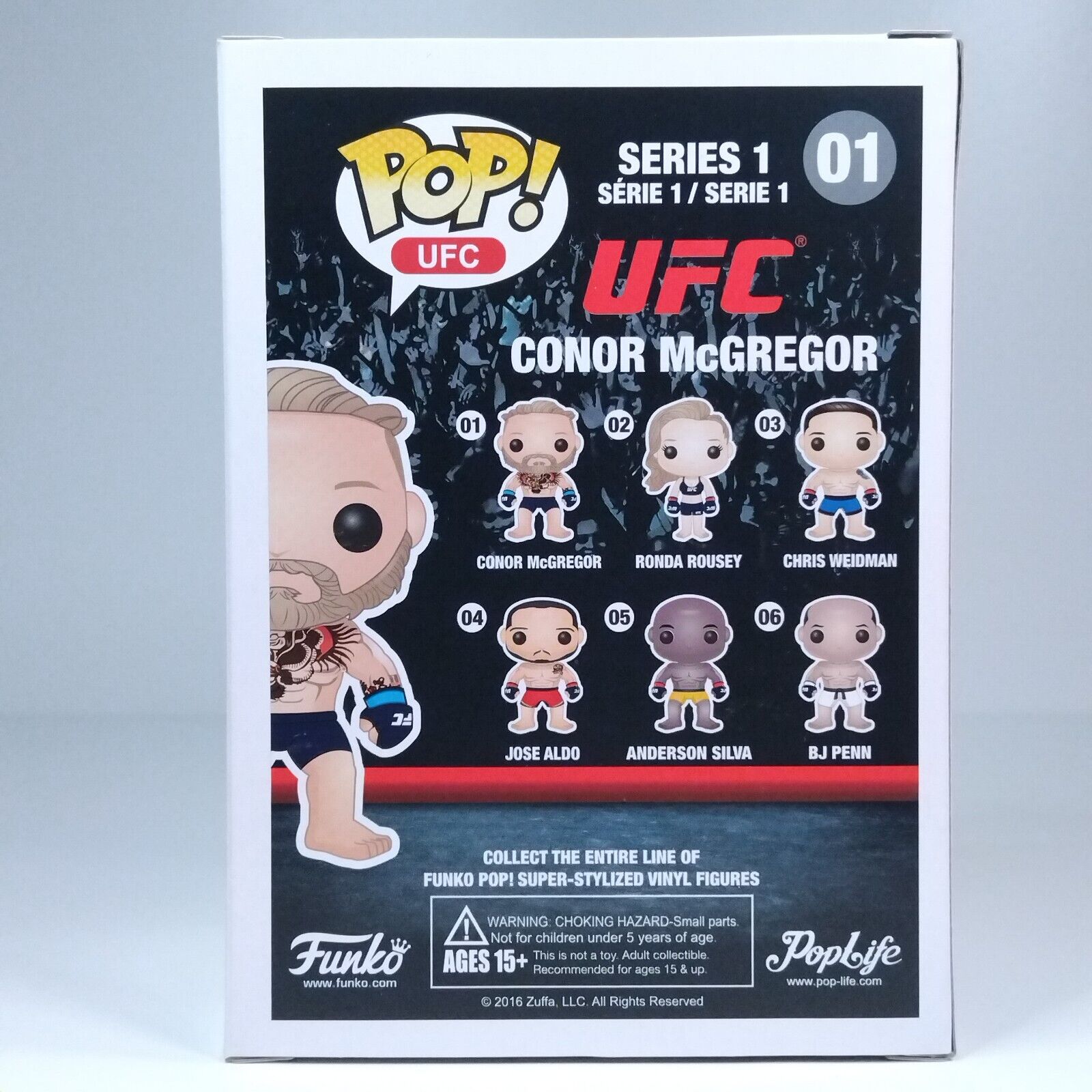 Funko Pop! Sports UFC Conor McGregor White Shorts Poplife Exclusive #01