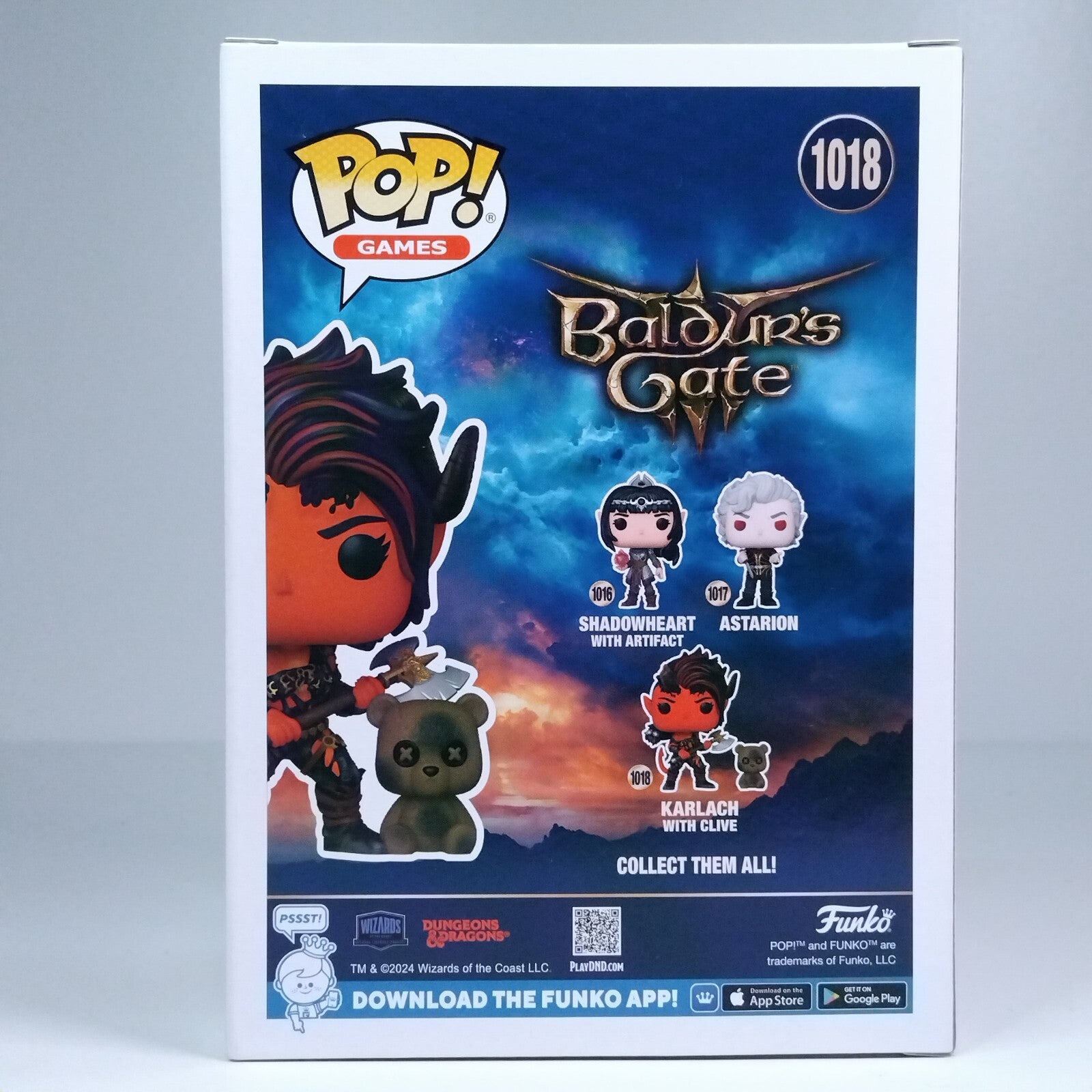 Funko Pop! Games Baldur's Gate Karlach with Clive #1018