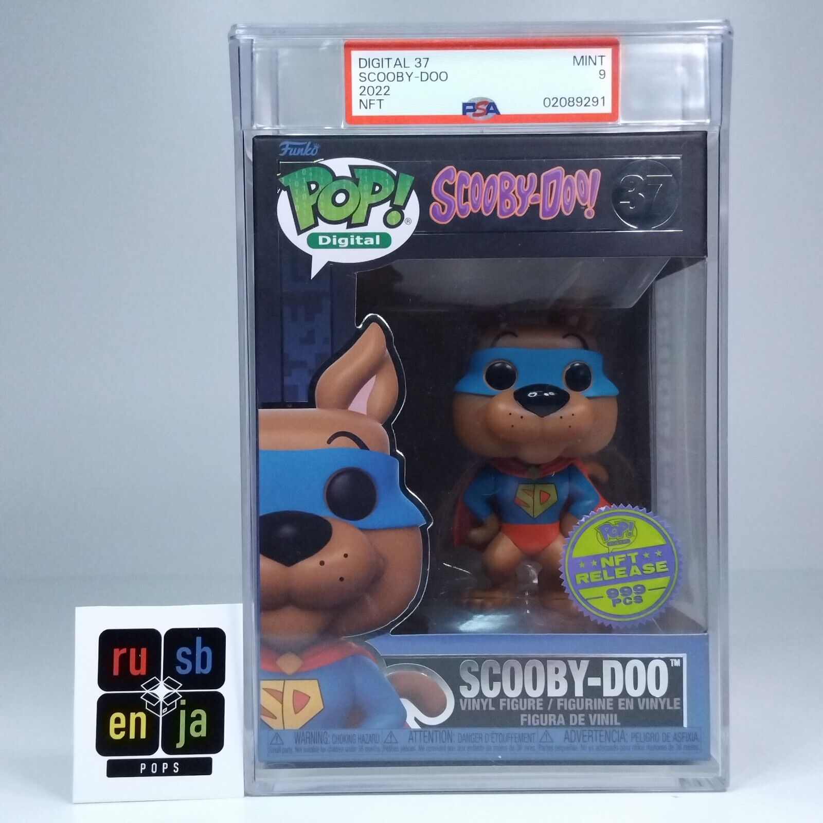 Funko Pop! Digital Animation Scooby-Doo Superdog PSA Graded 999 Pcs #37