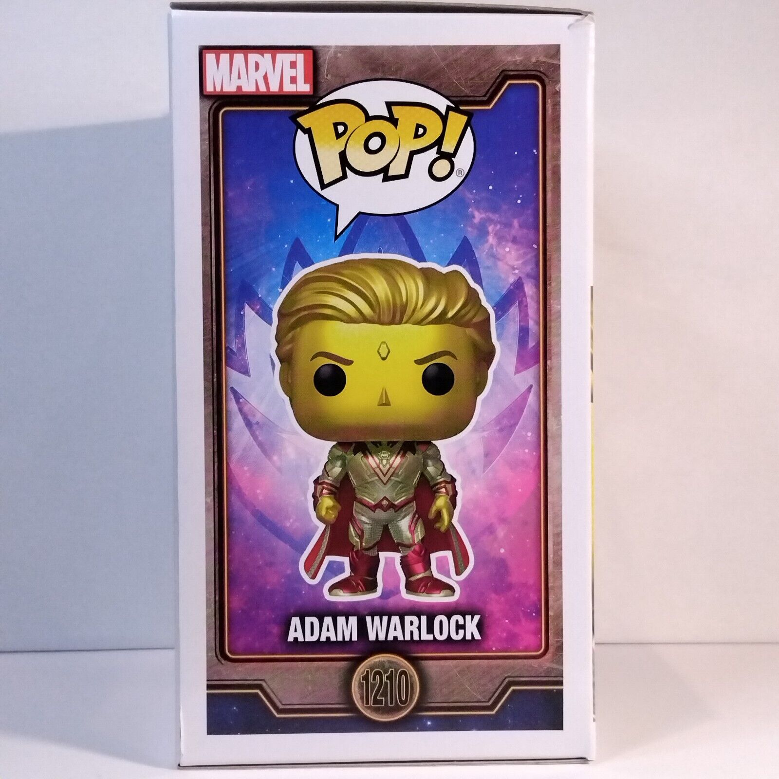 Funko Pop! Marvel Guardians Galaxy Adam Warlock Signed Will Poulter COA #1210 WS