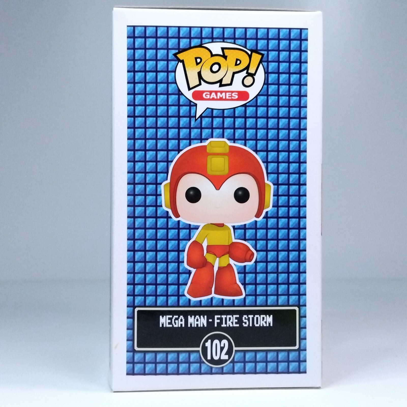 Funko Pop! Games Megaman Mega Man Red Fire Storm Gamestop Exclusive #102