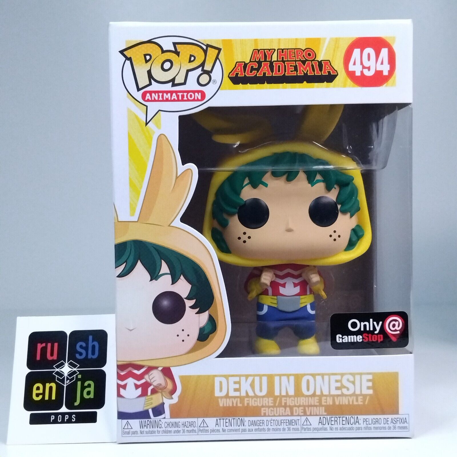 Funko Pop! Anime MHA My Hero Academia Deku in One Gamestop #494