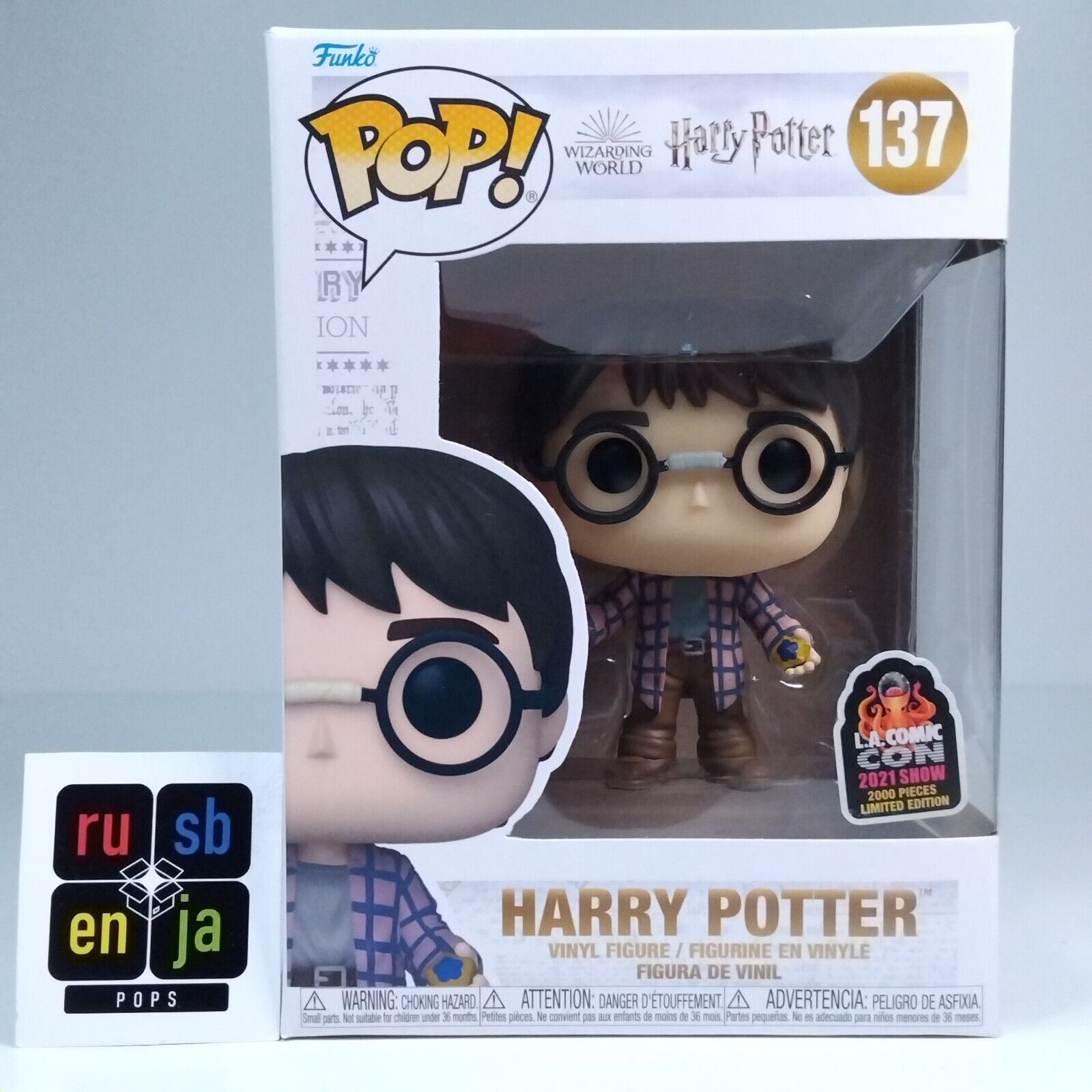 Funko Pop! Movies Harry Potter with Chocolate Frog LA Comic Con 2,000 Pcs #137