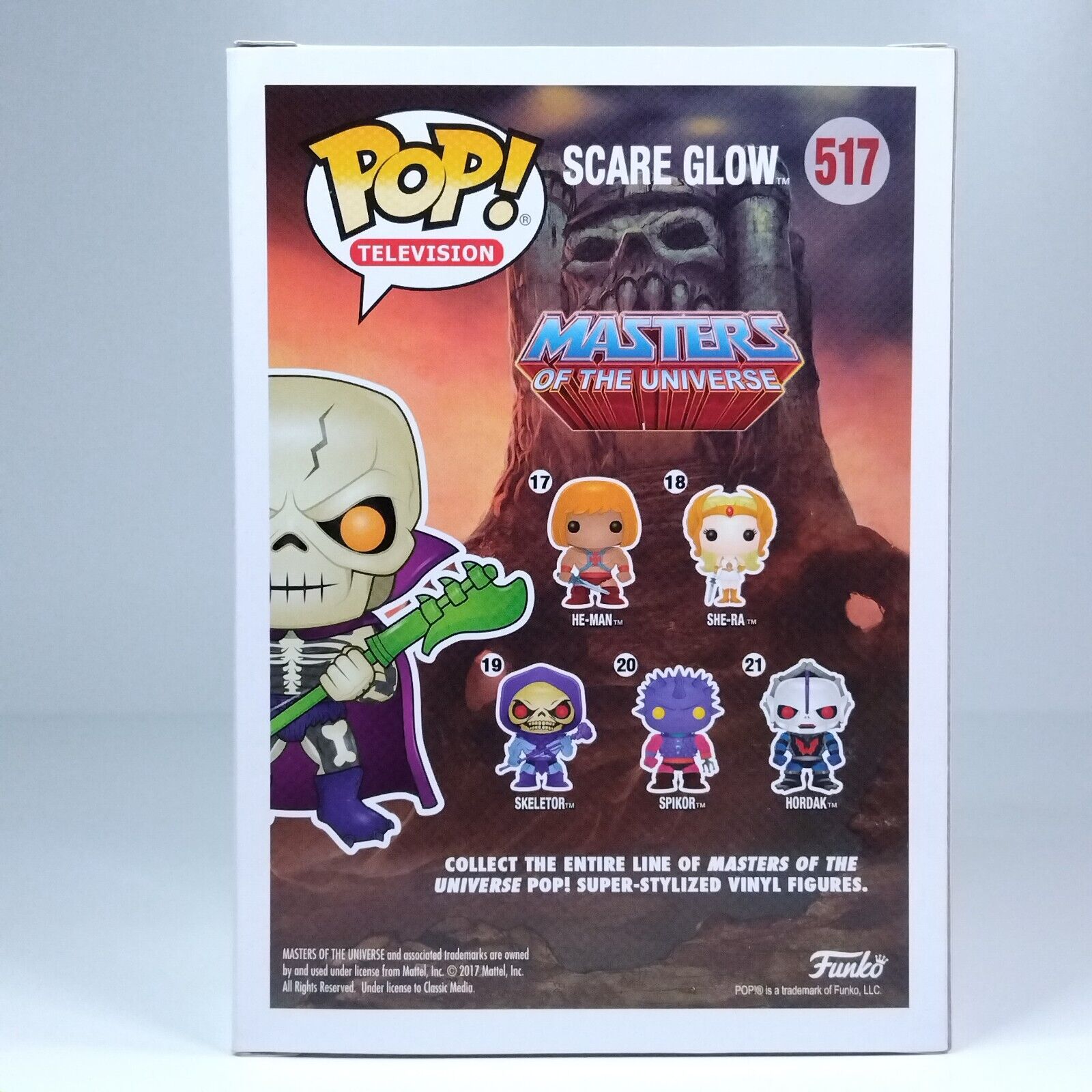 Funko Pop! Retro MOTU Masters of the Universe Scare Glow Exclusive #517