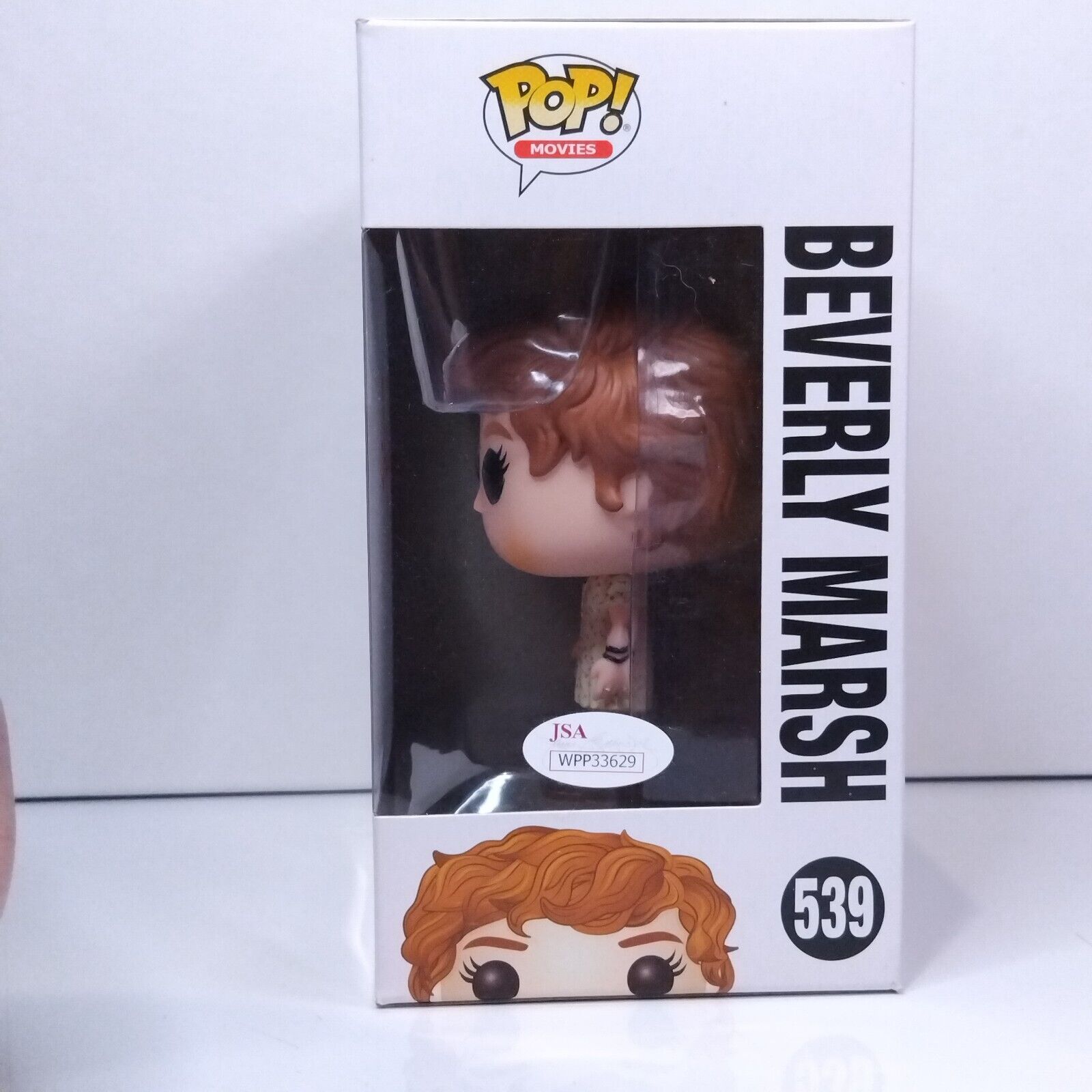 Funko Pop! Movies Horror IT Beverly Marsh Signed Sophia Lillis COA #539