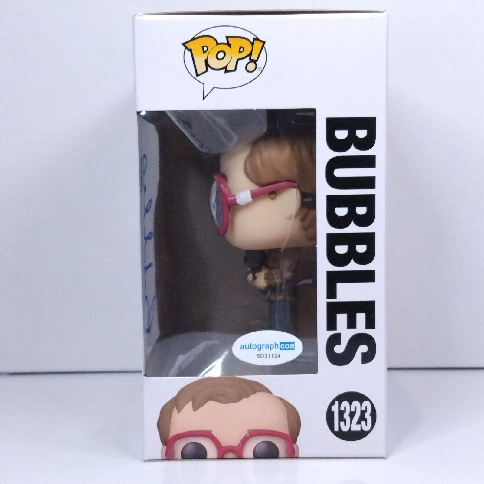 Funko Pop! TV Trailer Park Boys Bubbles Signed Mike Smith COA #1323 WS