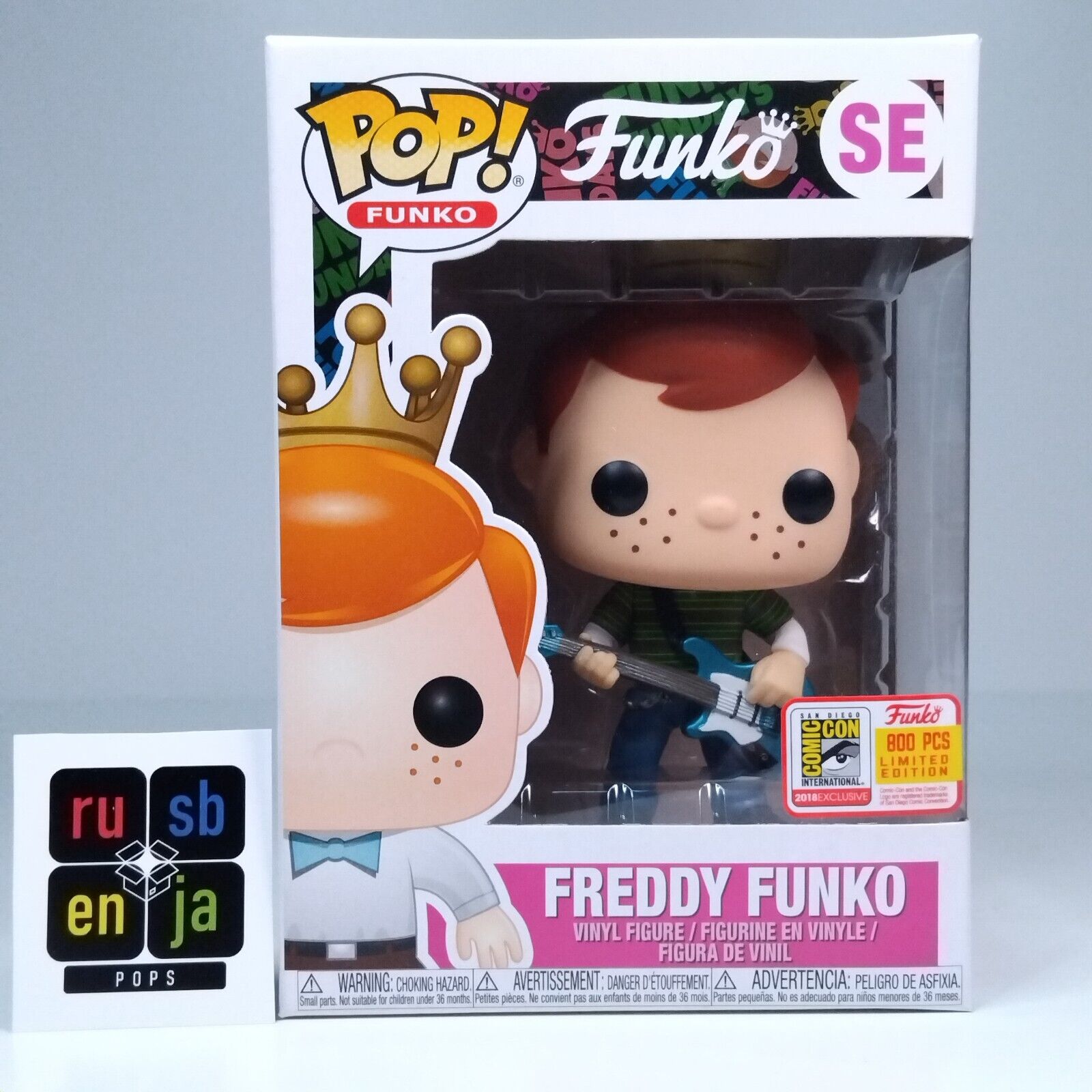 Funko Pop! Rocks Music Freddy Funko as Kurt Cobain 800 Pcs #SE