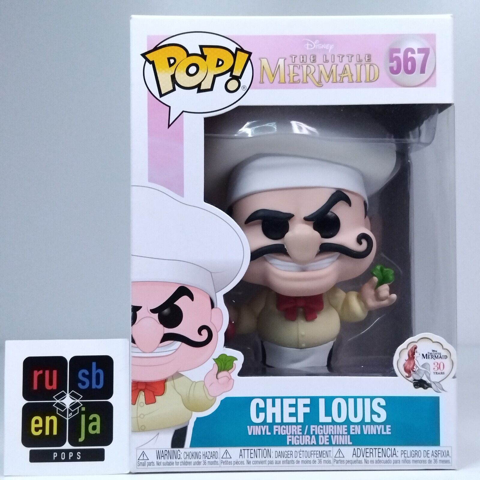 Funko Pop! Disney The Little Mermaid Chef Louis #567