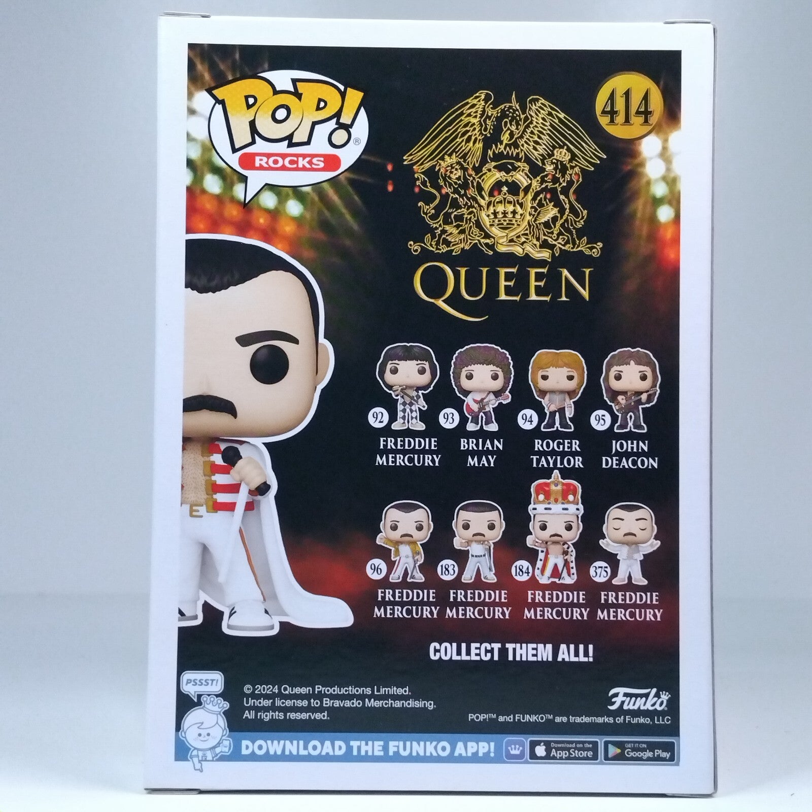 Funko Pop! Rocks Music Queen Freddie Mercury #414
