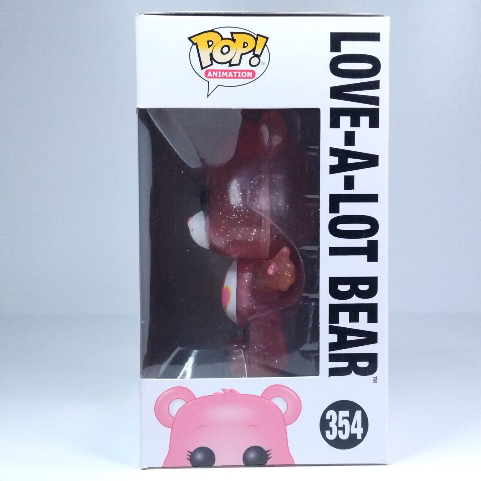 Funko Pop! Animation Care Bears Love-a-Lot Bear Glitter Translucent #354