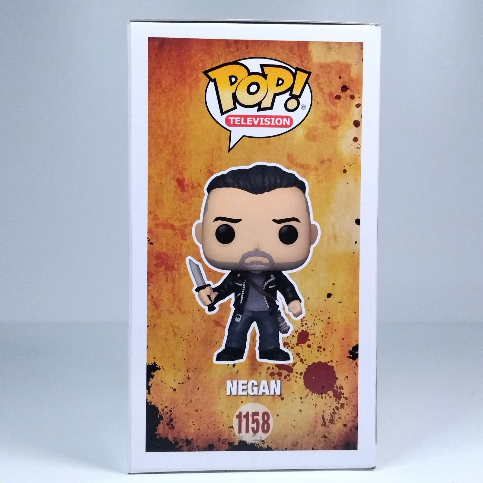 Funko Pop! TV The Walking Dead Negan Signed Jeffrey Dean Morgan COA #390 WS