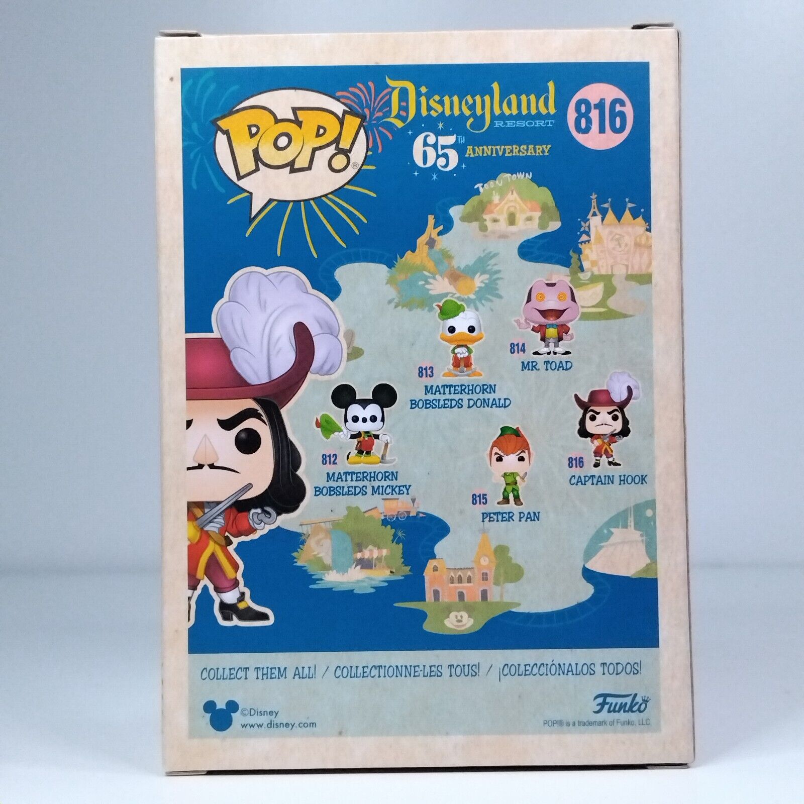 Funko Pop! Disney Disneyland Resort Peter Pan Captain Hook #816