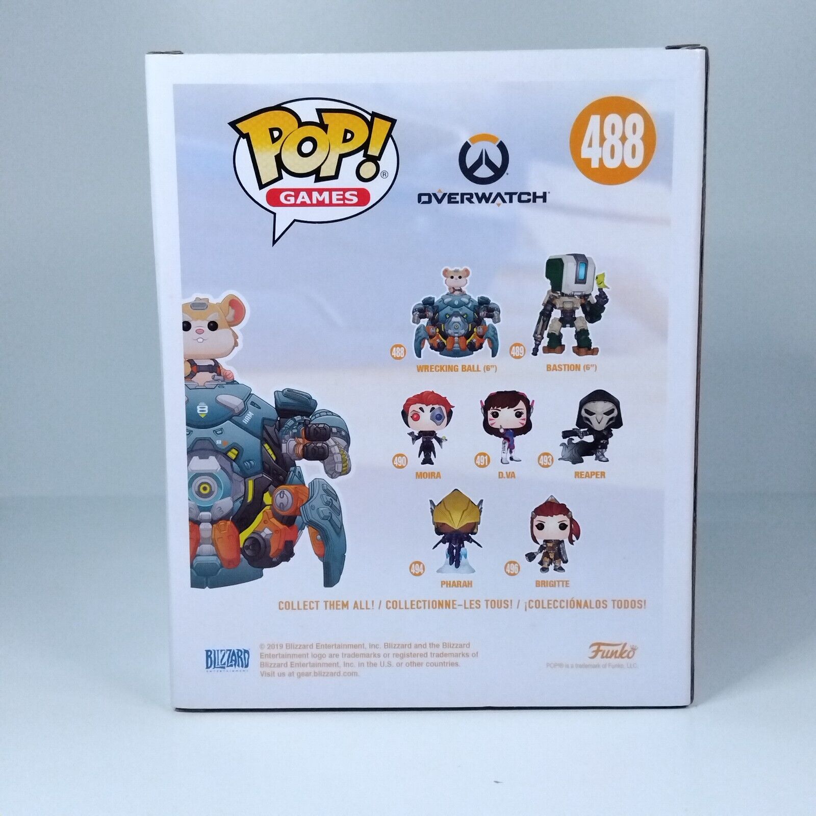 Funko Pop! Games Overwatch Wrecking Ball 6" Inch #488