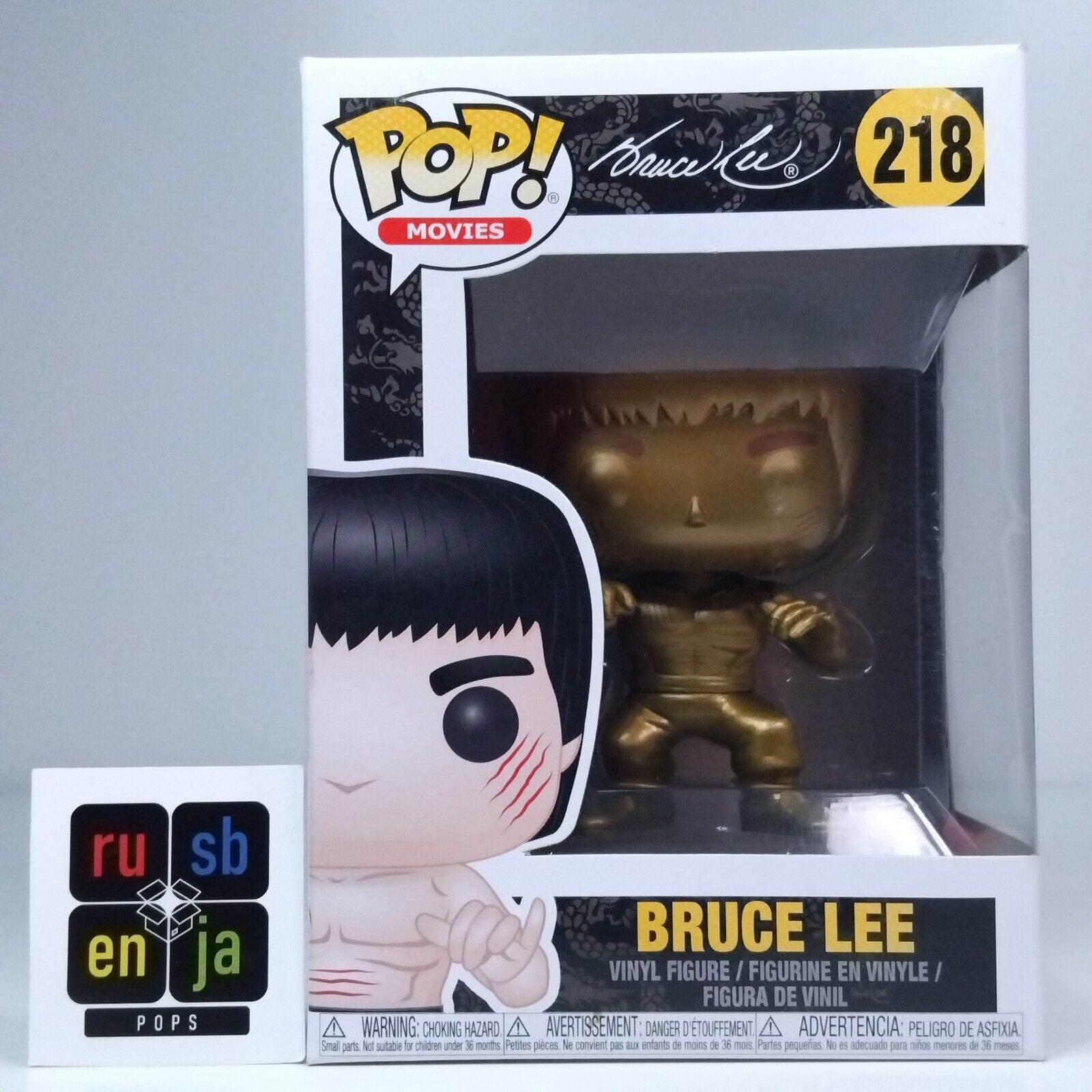 Funko Pop! Movies Bruce Lee Gold #218