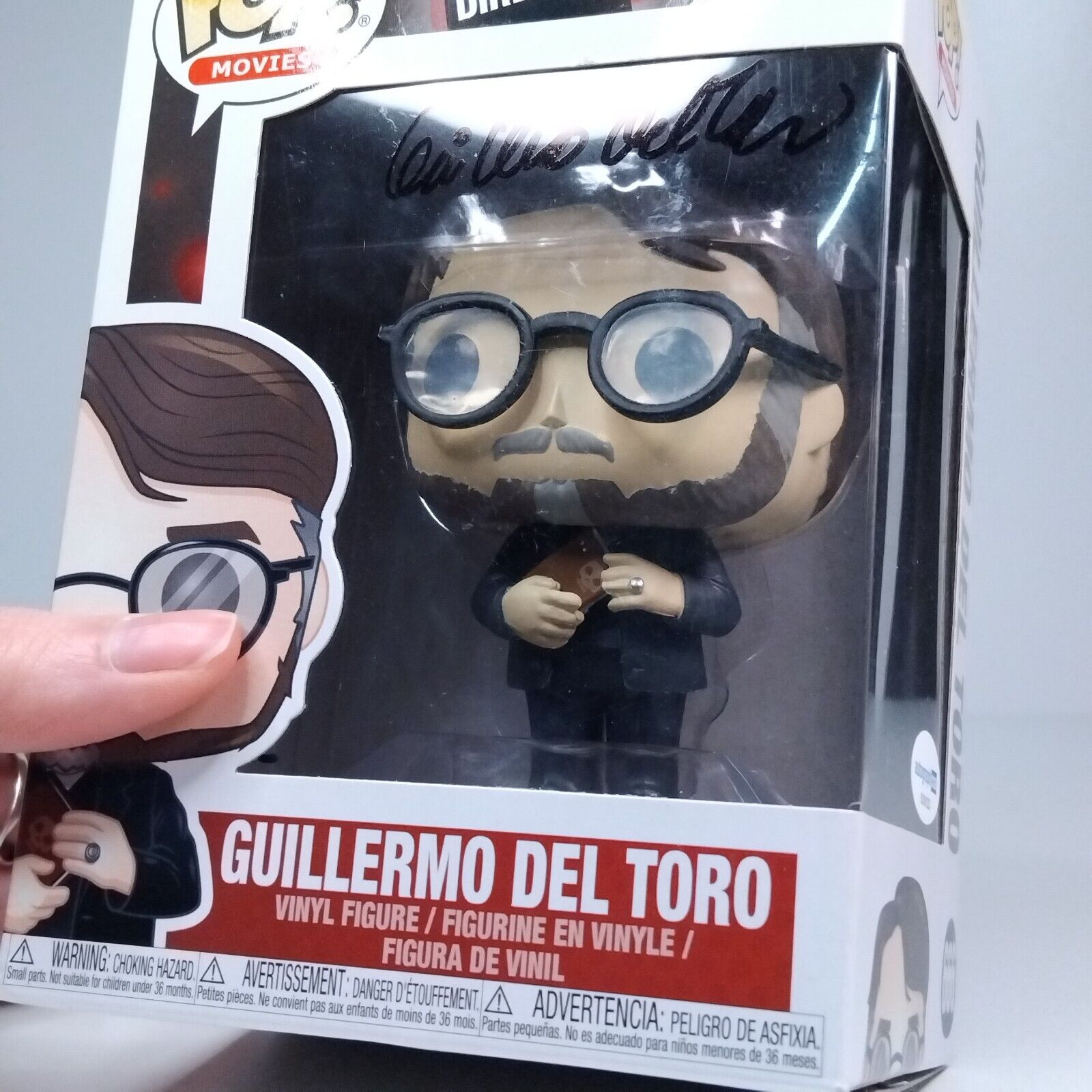 Funko Pop! Movies Director Guillermo Del Toro Signed COA #666 WS