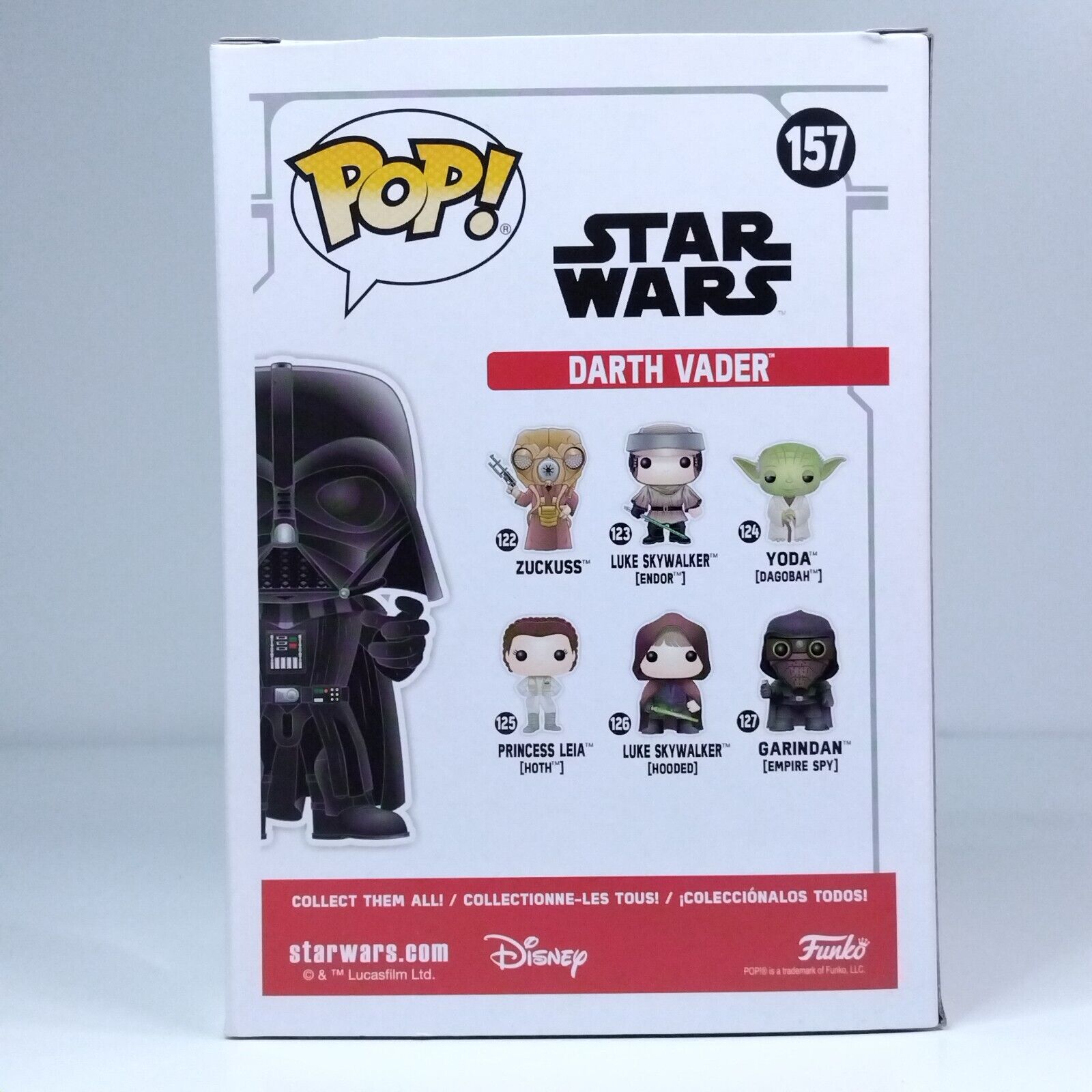 Funko Pop! Star Wars Darth Vader Red Chrome Special Edition #157