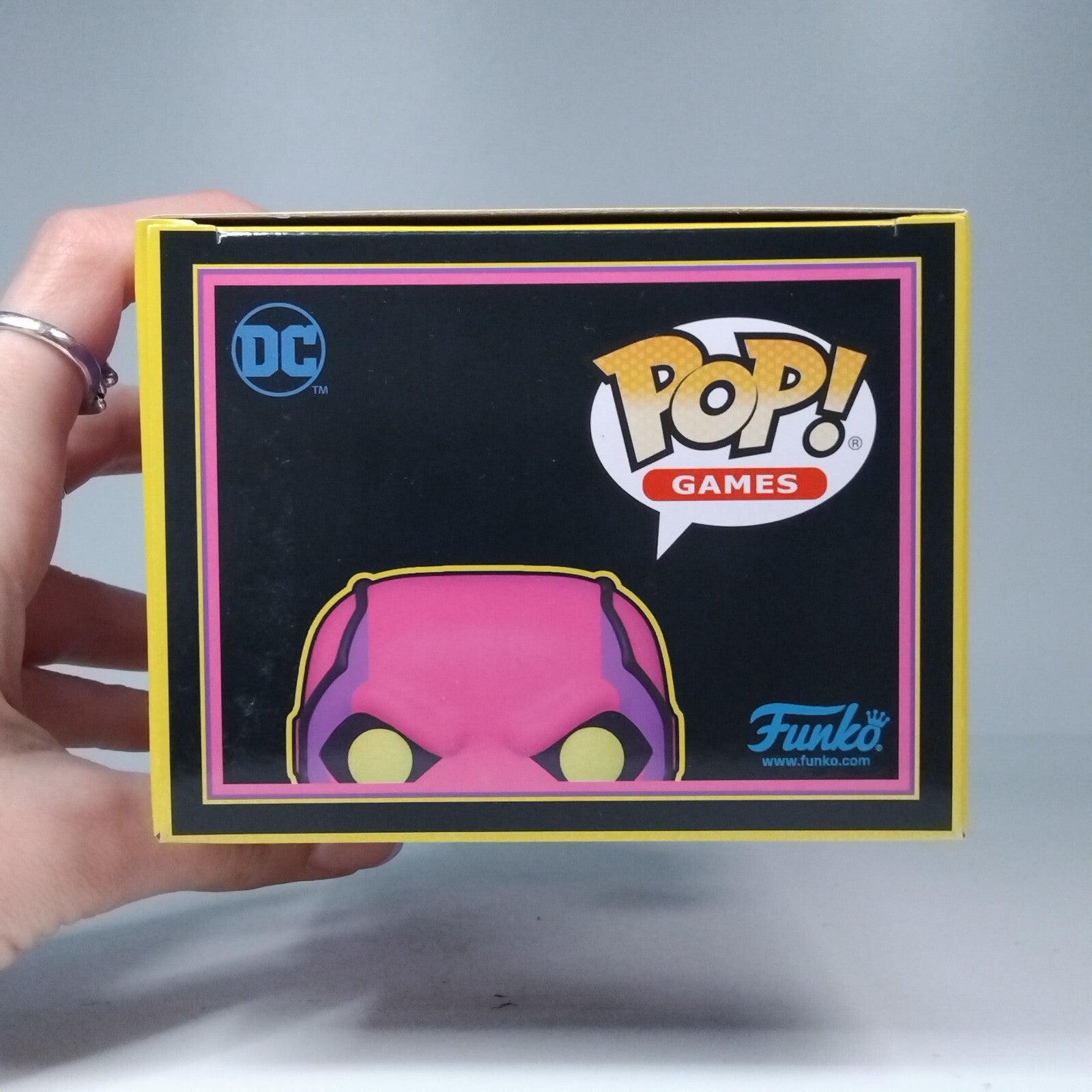 Funko Pop! DC Heroes Games Blacklight Gotham Knights Red Hood Special #891